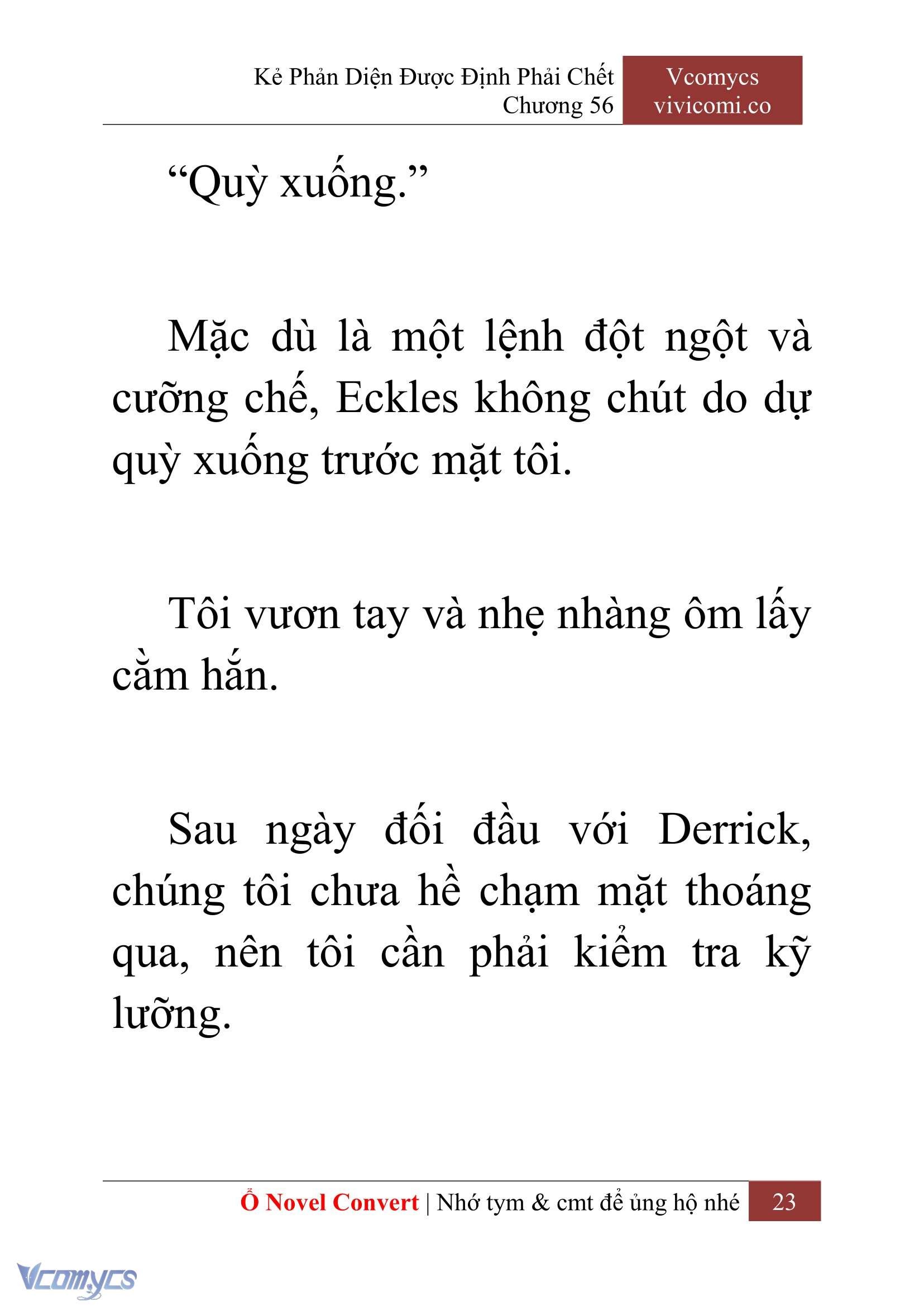 [Novel] Kẻ Phản Diện Được Định Phải Chết Chap 56 - Trang 2