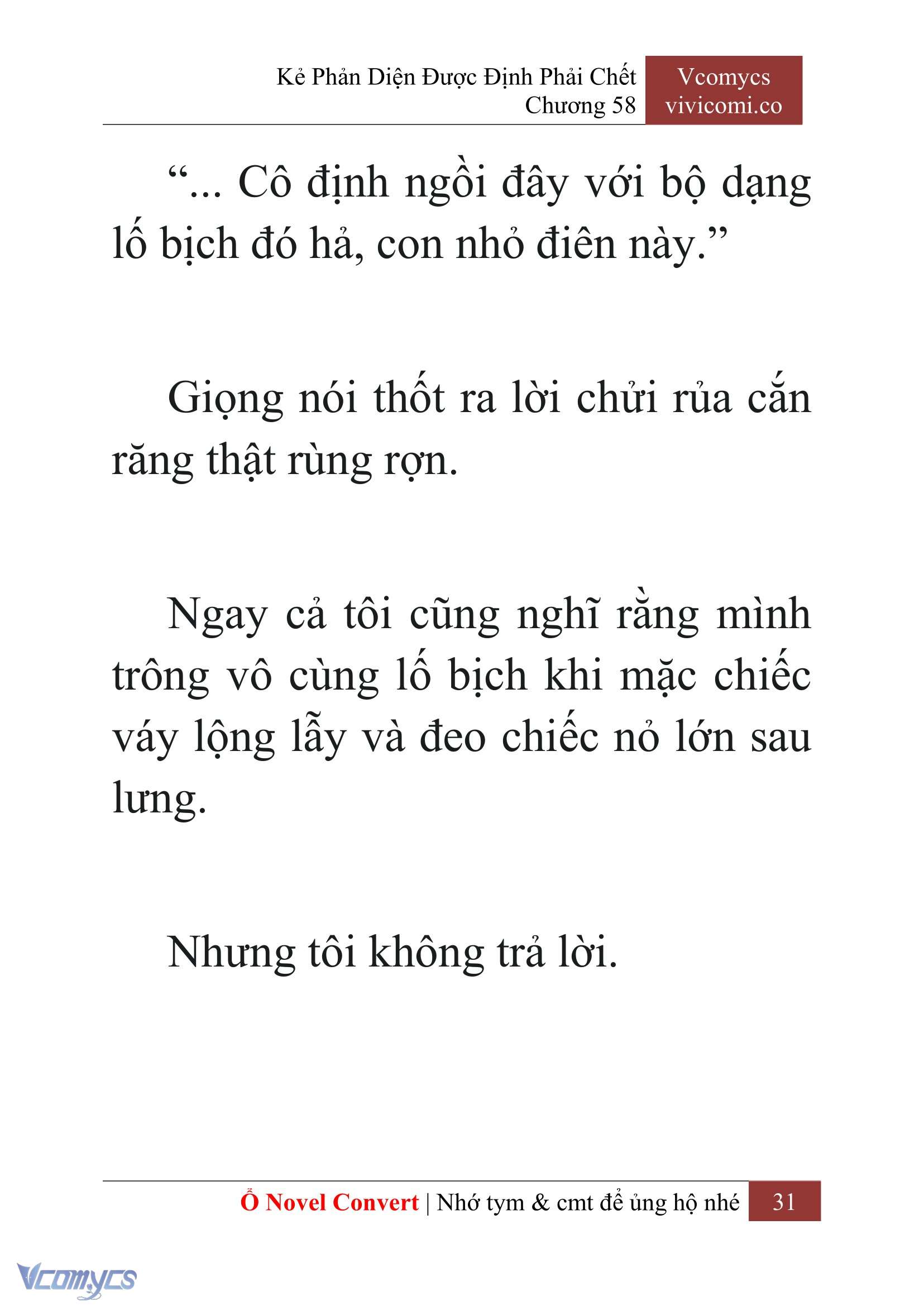 [Novel] Kẻ Phản Diện Được Định Phải Chết Chap 58 - Trang 2