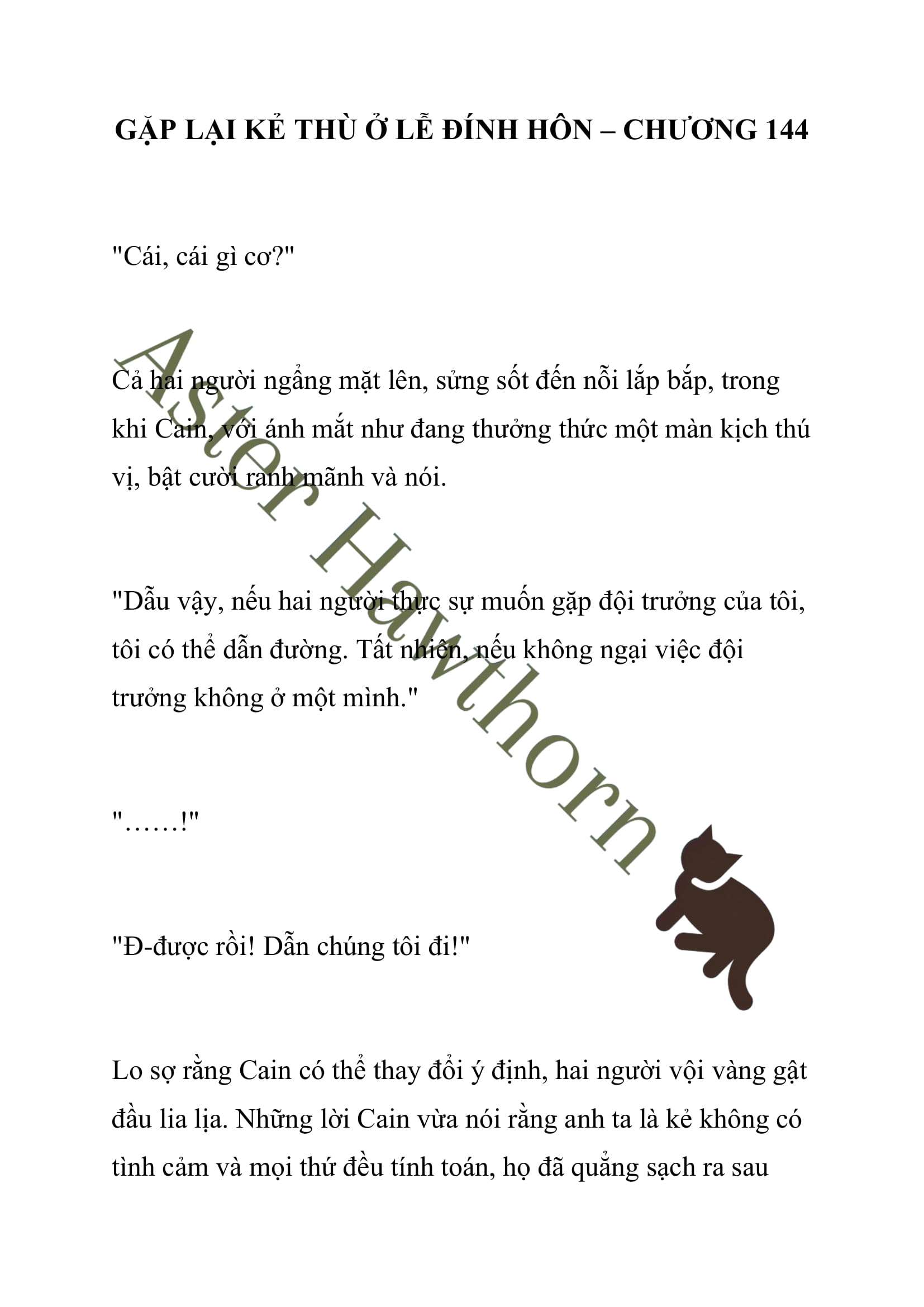 [NOVEL] Gặp Lại Kẻ Thù Ở Lễ Đính Hôn Chap 144 - Trang 2