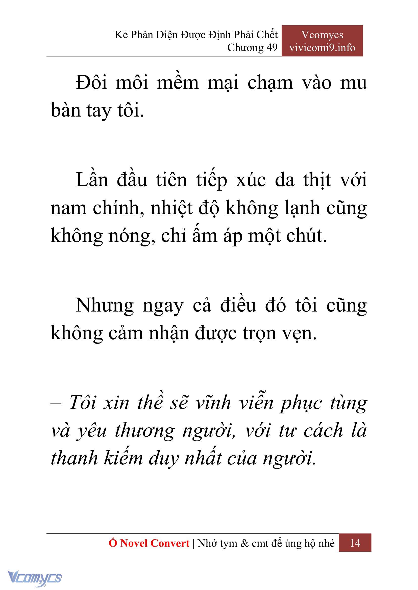 [Novel] Kẻ Phản Diện Được Định Phải Chết Chap 49 - Trang 2