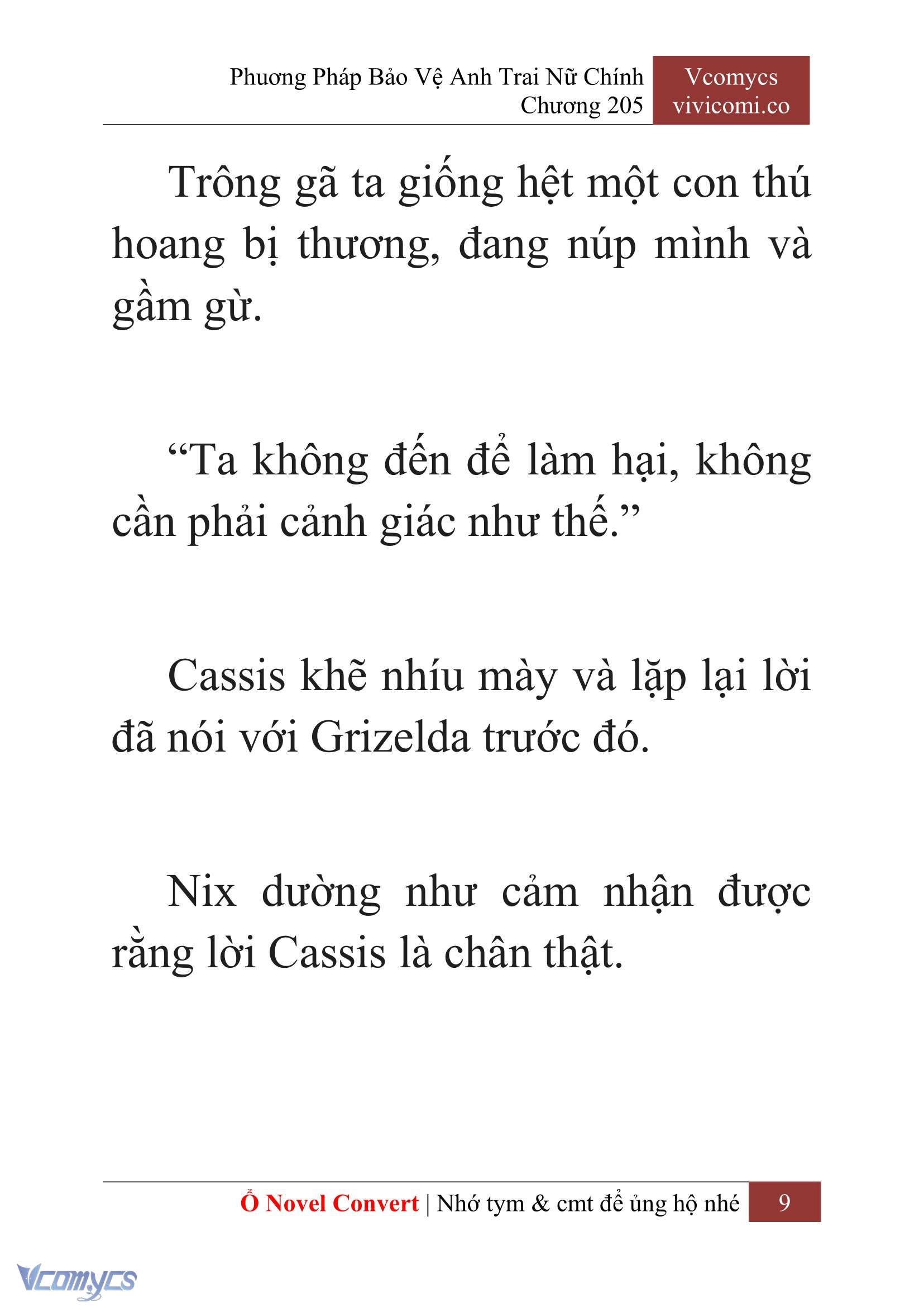 [Novel] Phương Pháp Bảo Vệ Anh Trai Nữ Chính Chap 205 - Trang 2