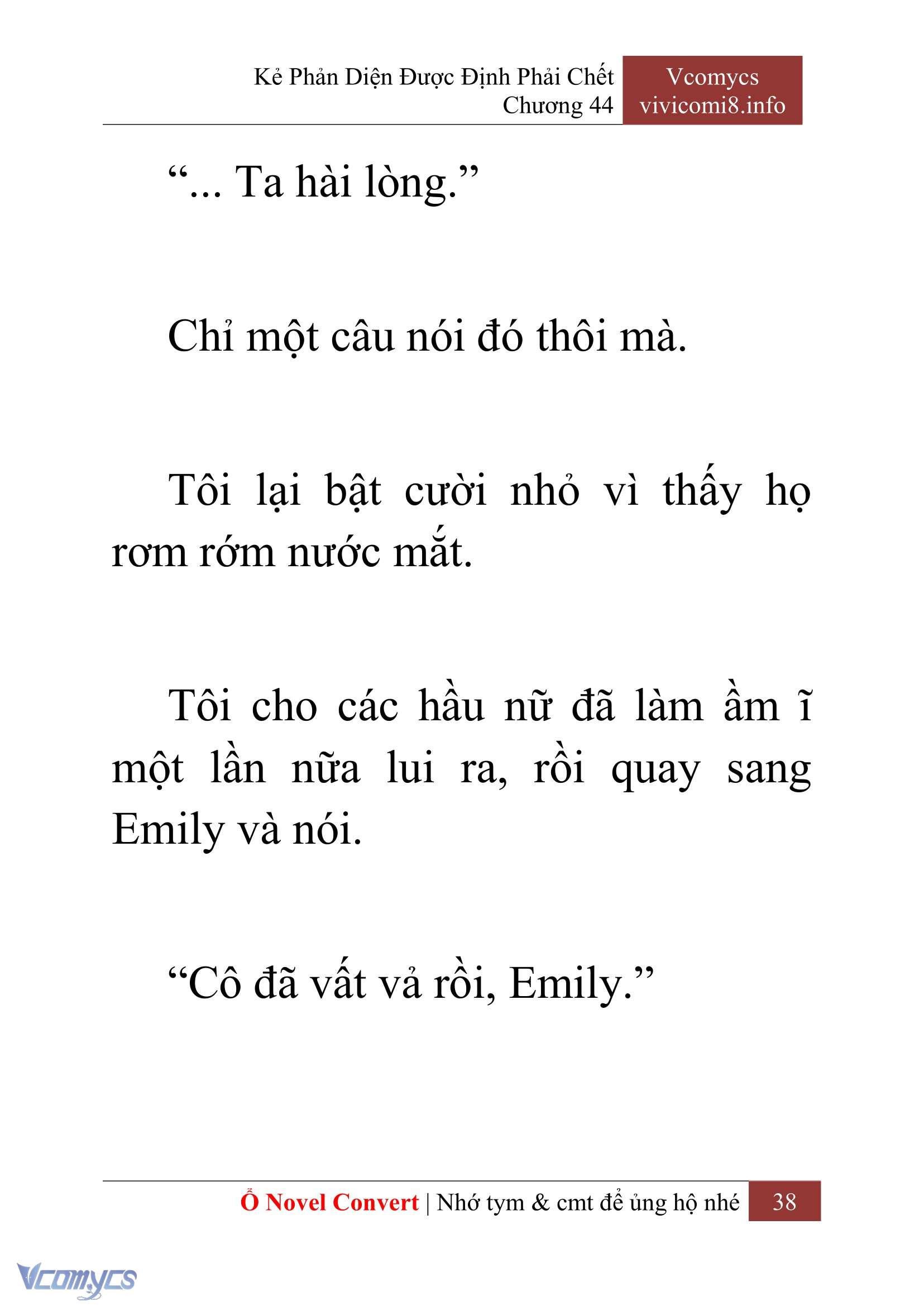 [Novel] Kẻ Phản Diện Được Định Phải Chết Chap 44 - Trang 2