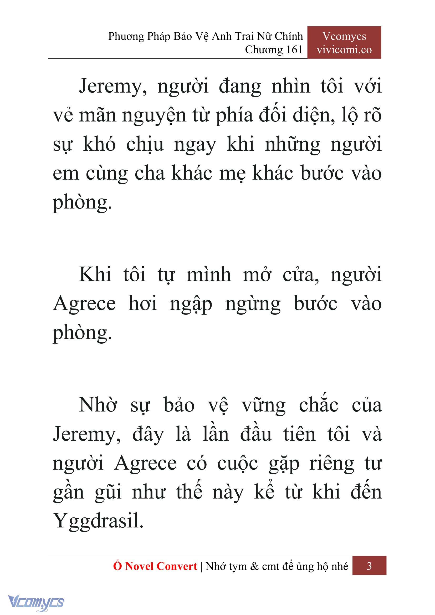 [Novel] Phương Pháp Bảo Vệ Anh Trai Nữ Chính Chap 161 - Trang 2