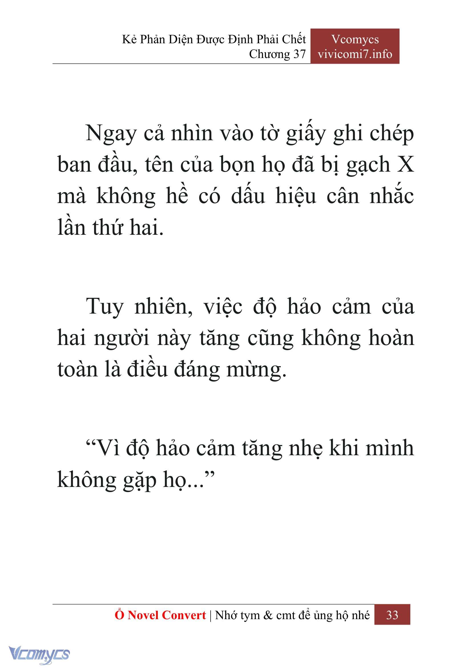 [Novel] Kẻ Phản Diện Được Định Phải Chết Chap 37 - Trang 2