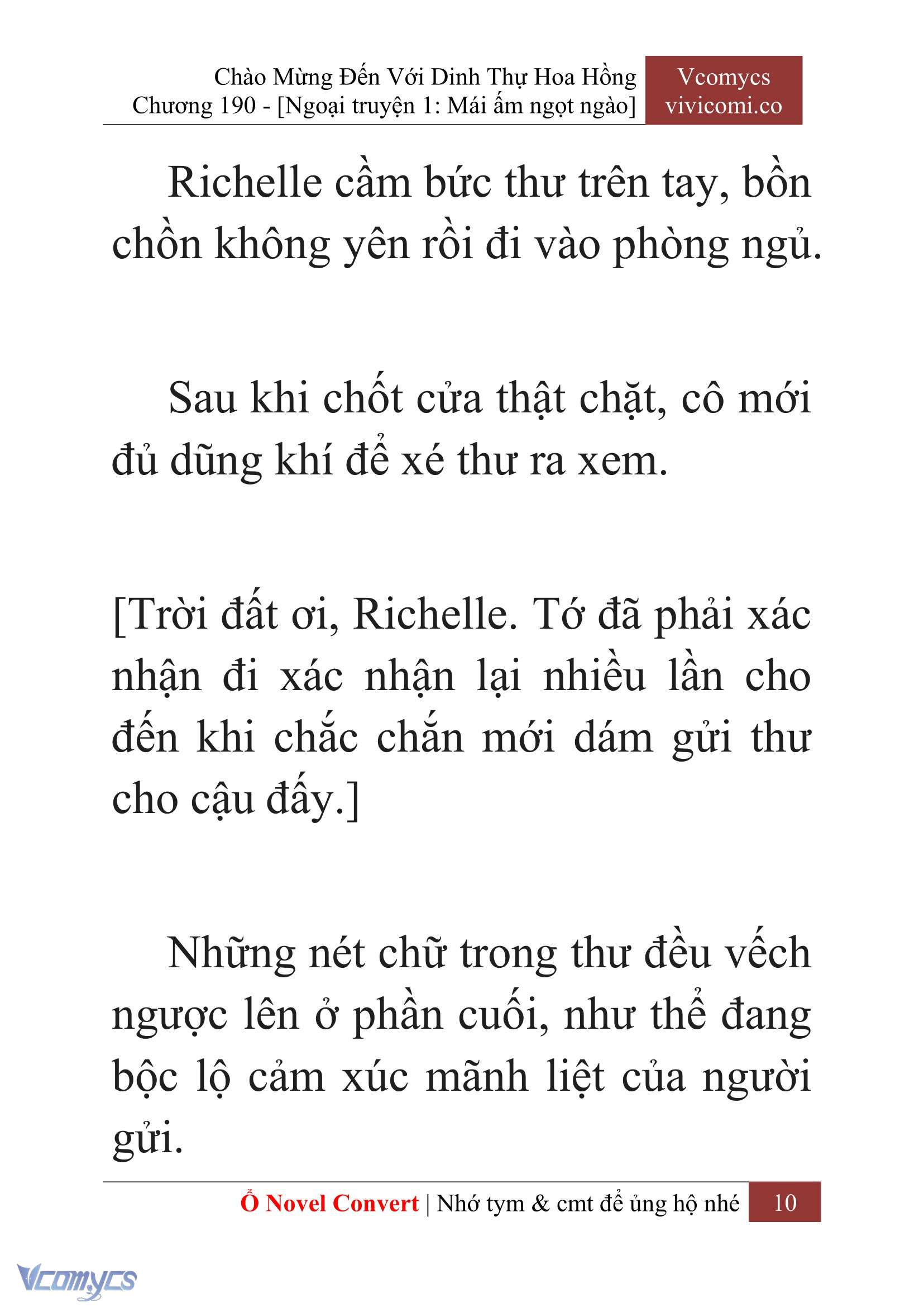 [Novel] Chào Mừng Đến Với Dinh Thự Hoa Hồng Chap 190 - Trang 2