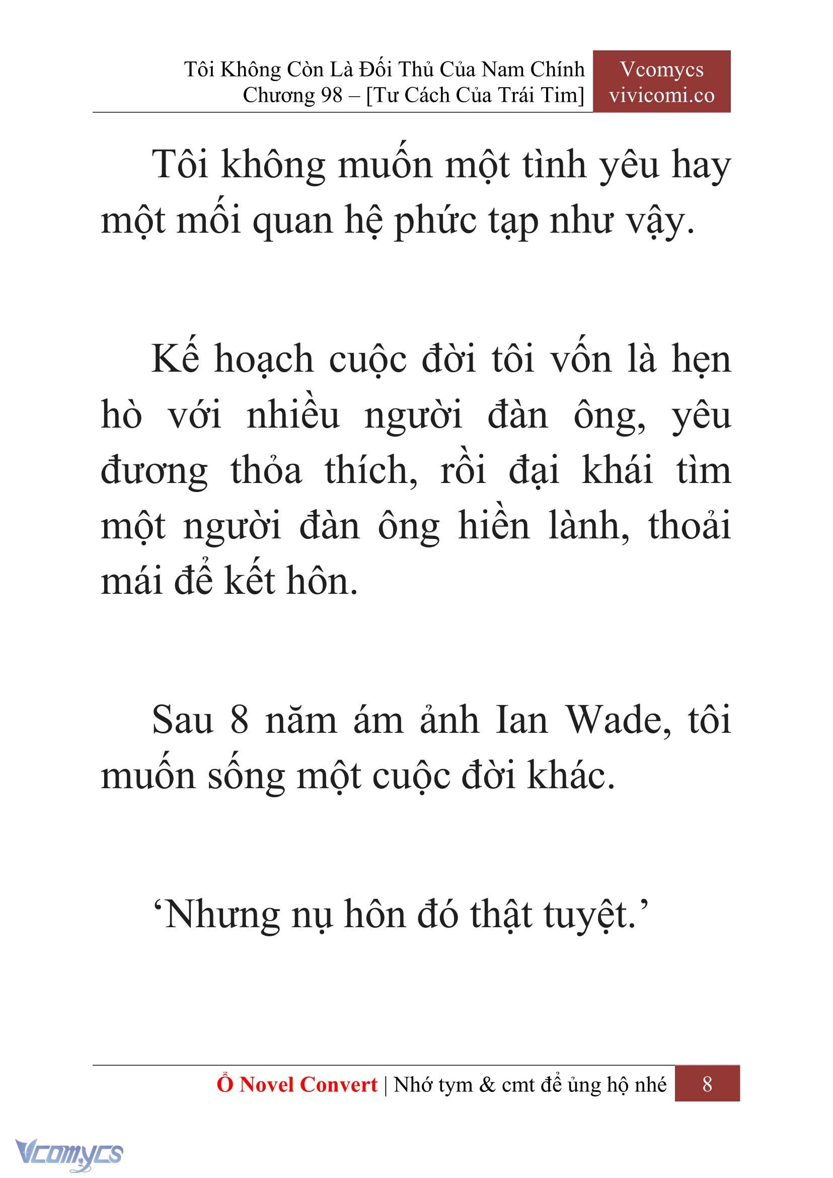 [Novel] Tôi Không Còn Là Đối Thủ Của Nam Chính Chap 98 - Trang 2