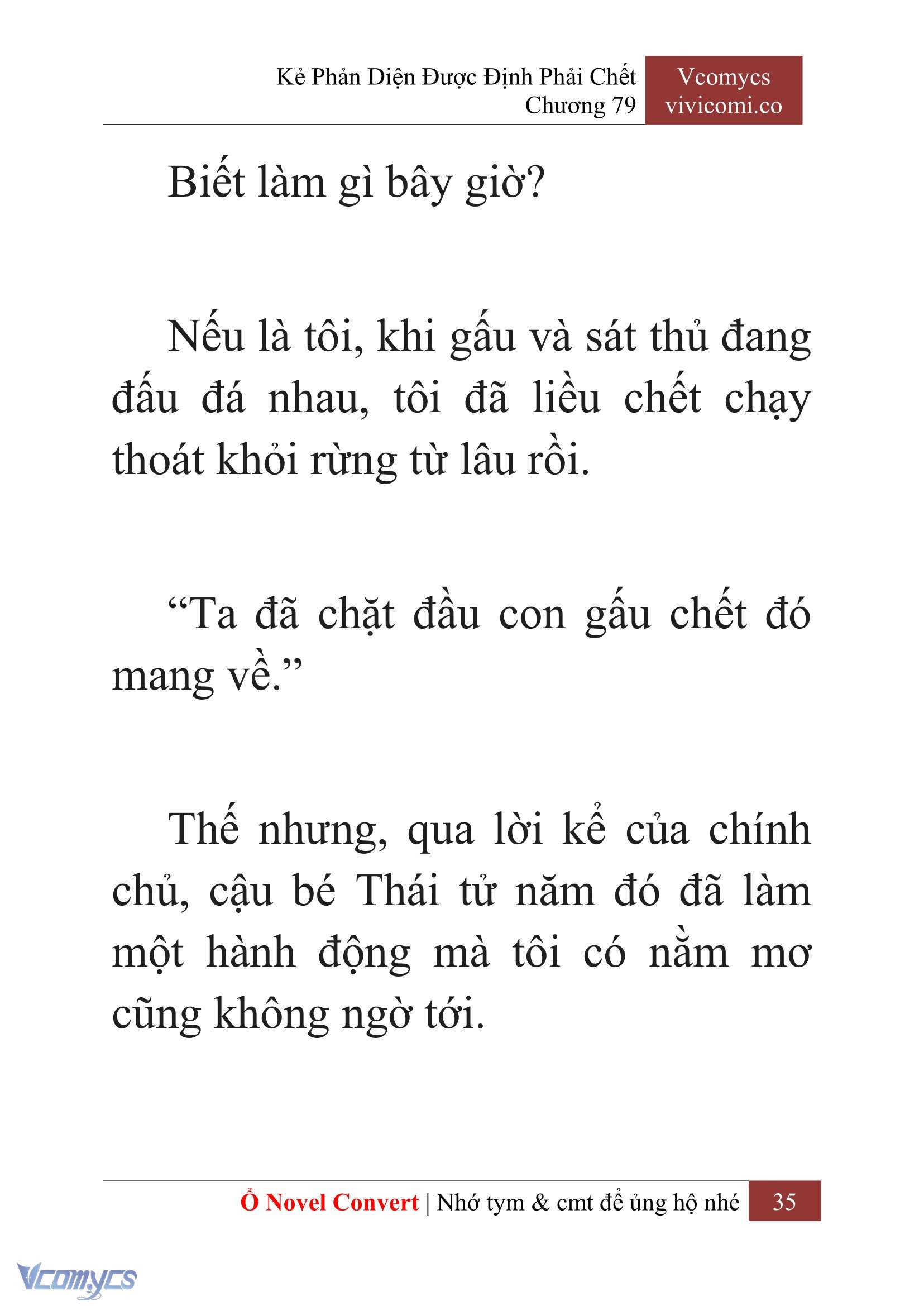 [Novel] Kẻ Phản Diện Được Định Phải Chết Chap 79 - Next Chap 80