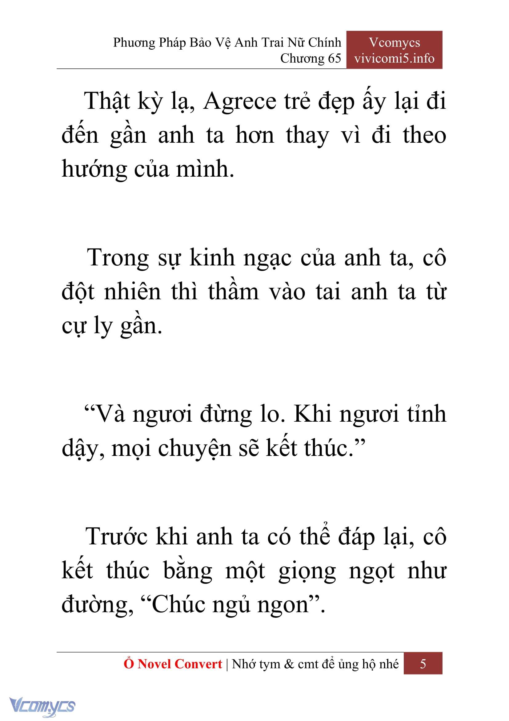 [Novel] Phương Pháp Bảo Vệ Anh Trai Nữ Chính Chap 65 - Trang 2