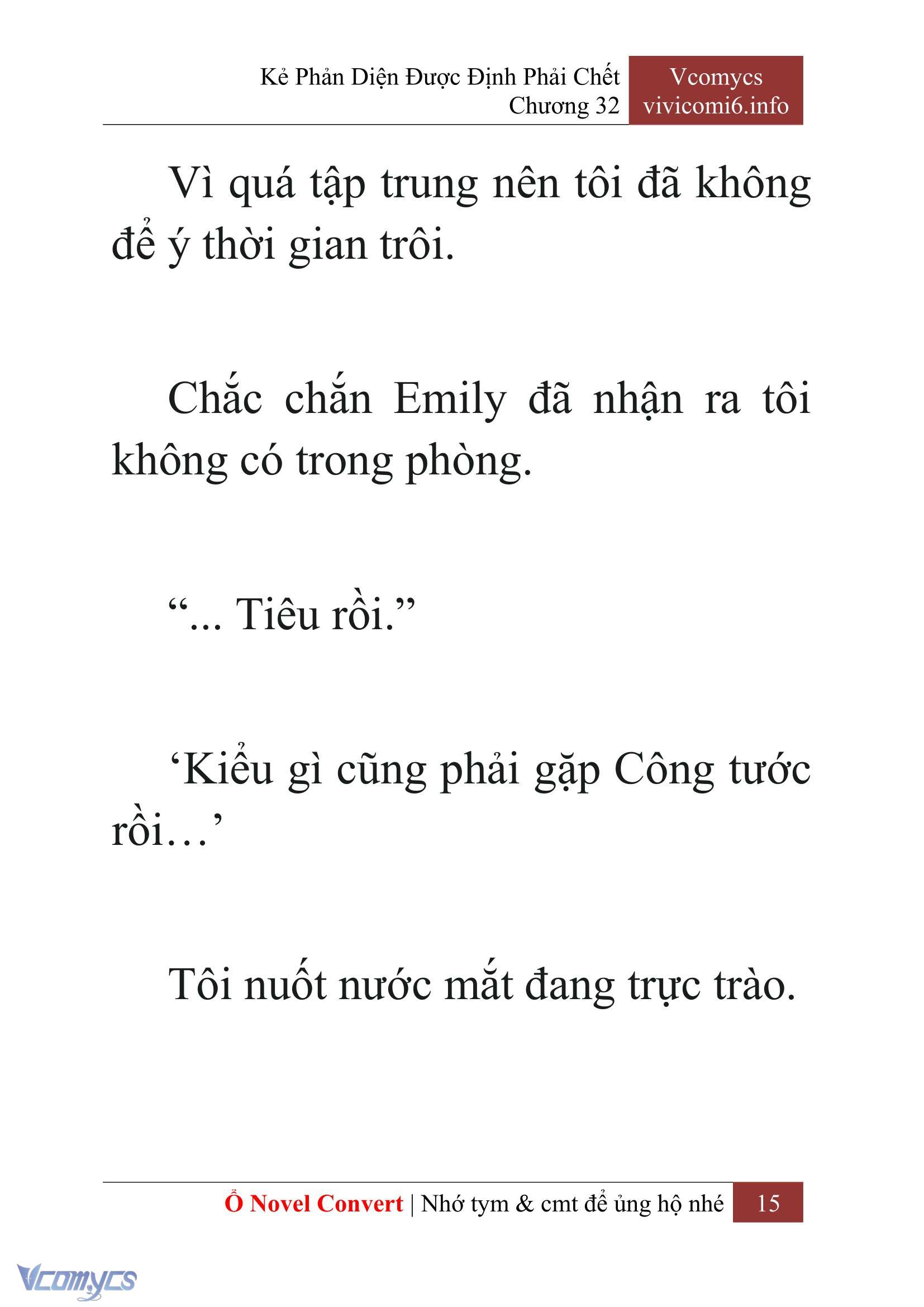 [Novel] Kẻ Phản Diện Được Định Phải Chết Chap 32 - Trang 2