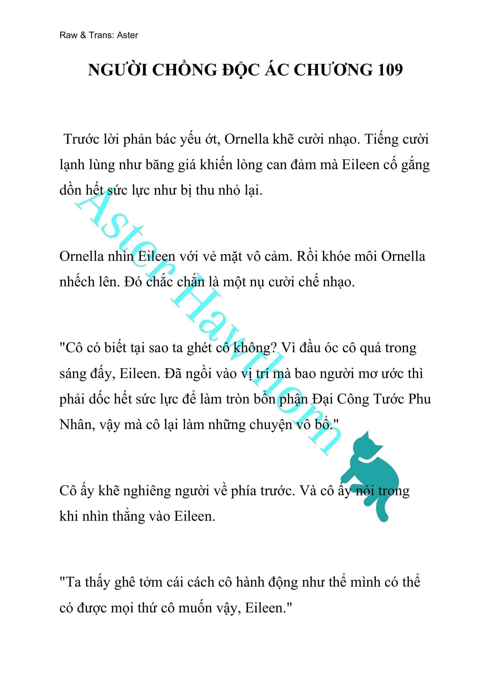 [NOVEL] Người Chồng Độc Ác Chap 109 - Trang 2