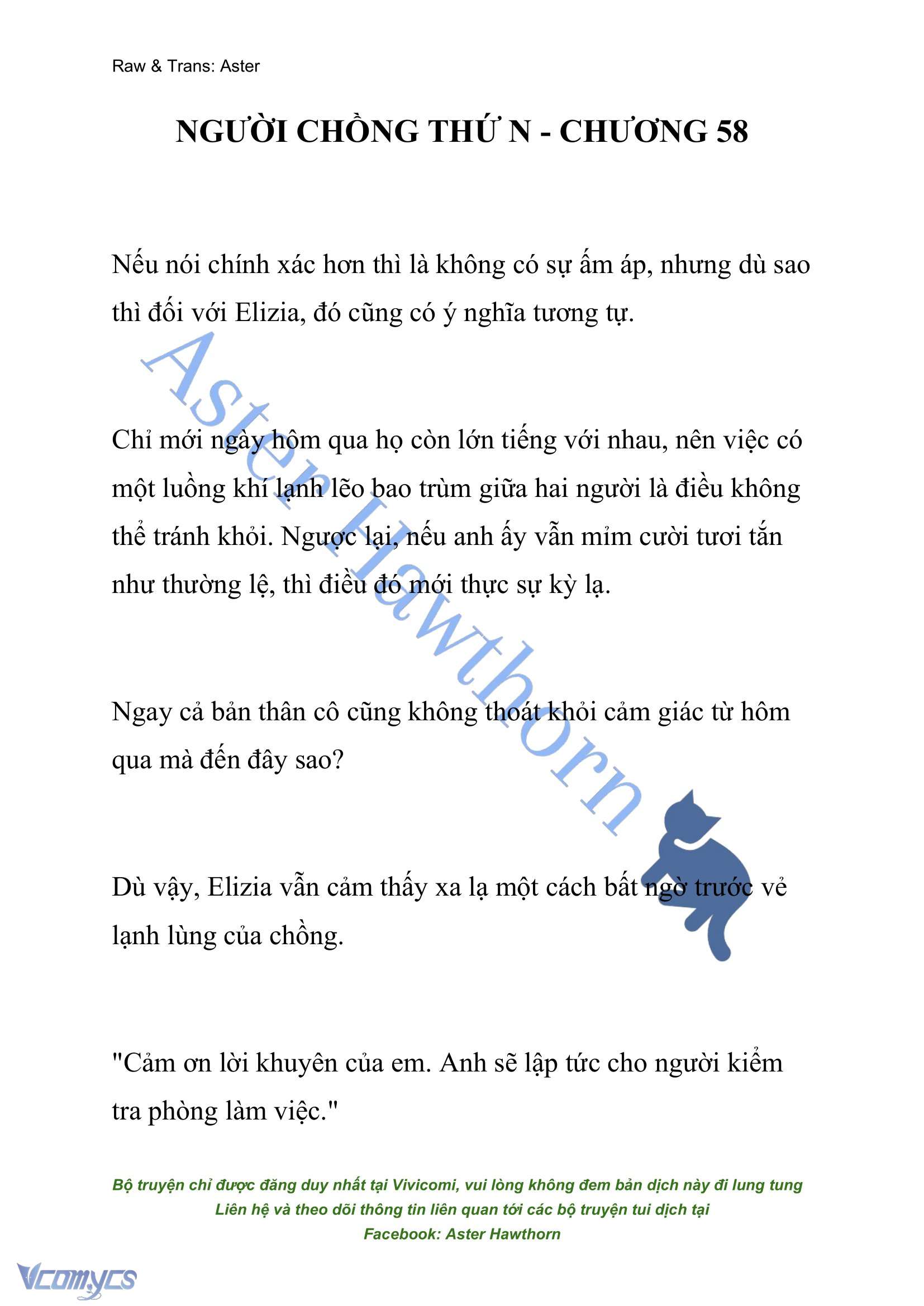 [NOVEL] Người Chồng Thứ N Chap 58 - Trang 2