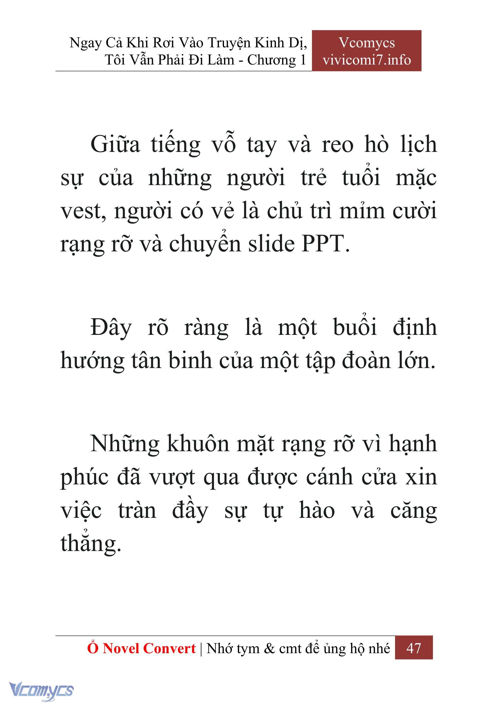 [Novel] Ngay Cả Khi Rơi Vào Truyện Kinh Dị, Tôi Vẫn Phải Đi Làm Chap 1 - Trang 2
