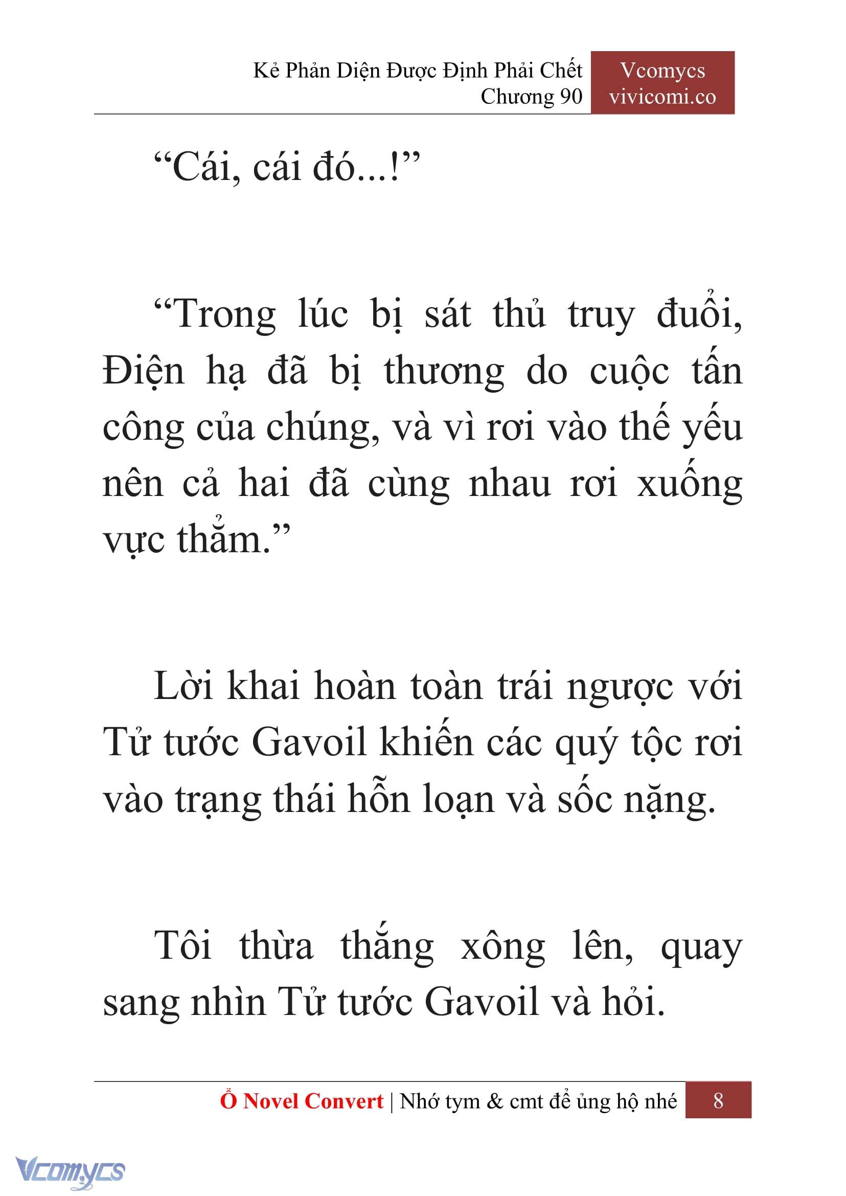 [Novel] Kẻ Phản Diện Được Định Phải Chết Chap 90 - Trang 2