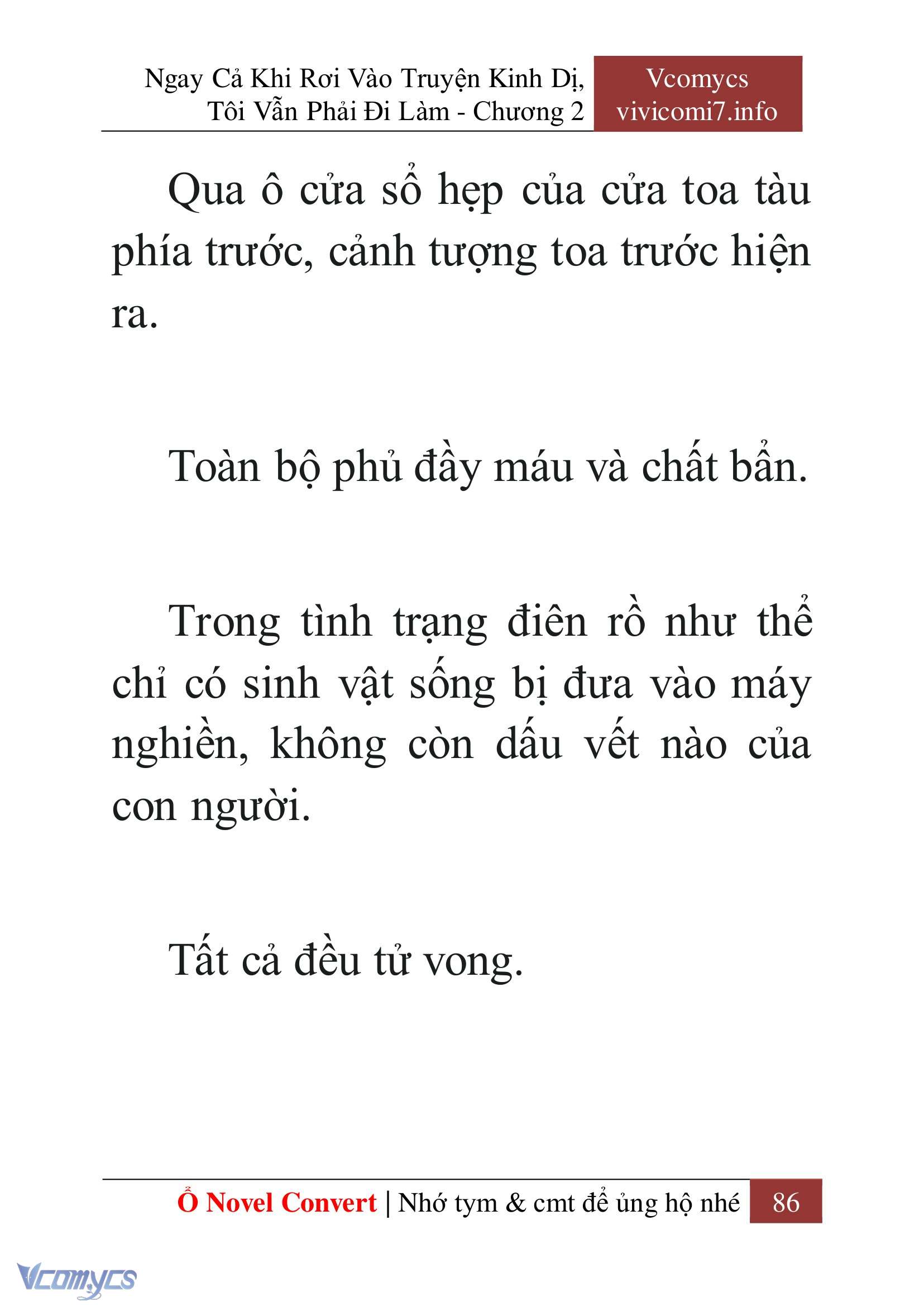 [Novel] Ngay Cả Khi Rơi Vào Truyện Kinh Dị, Tôi Vẫn Phải Đi Làm Chap 2 - Trang 2