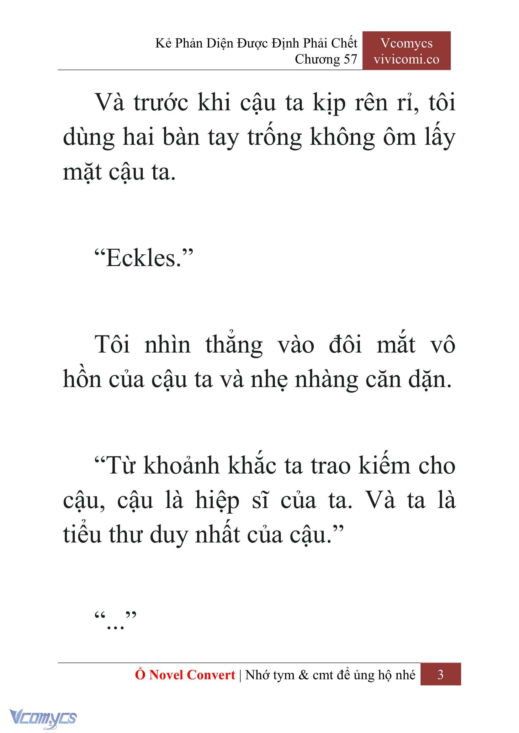 [Novel] Kẻ Phản Diện Được Định Phải Chết Chap 57 - Trang 2