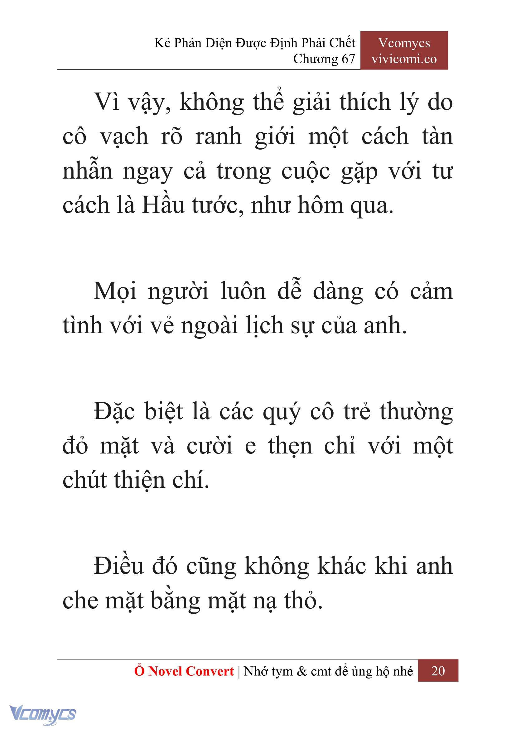 [Novel] Kẻ Phản Diện Được Định Phải Chết Chap 67 - Trang 2