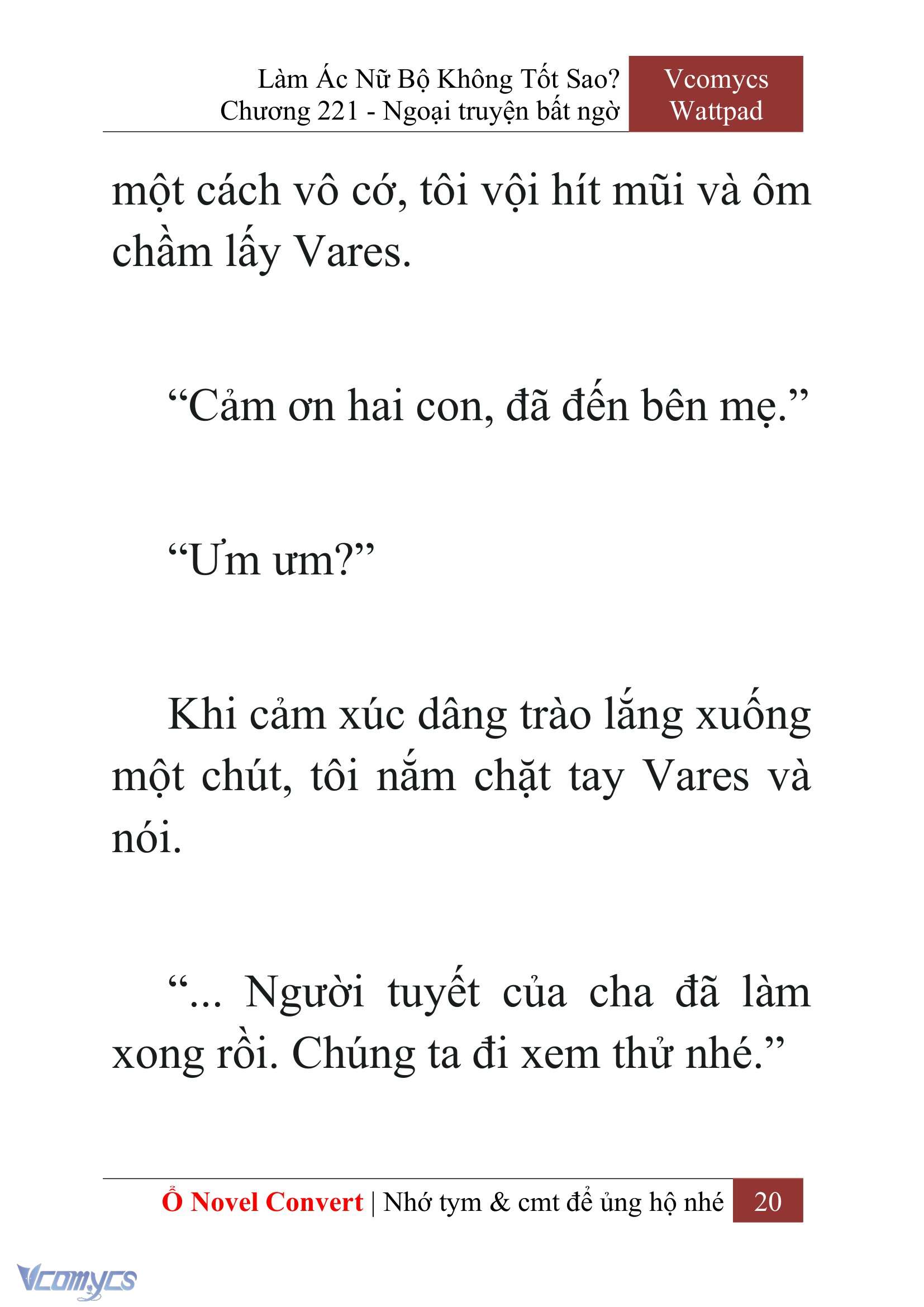 [Novel] Làm Ác Nữ Bộ Không Tốt Sao? Chap 221 - Trang 2