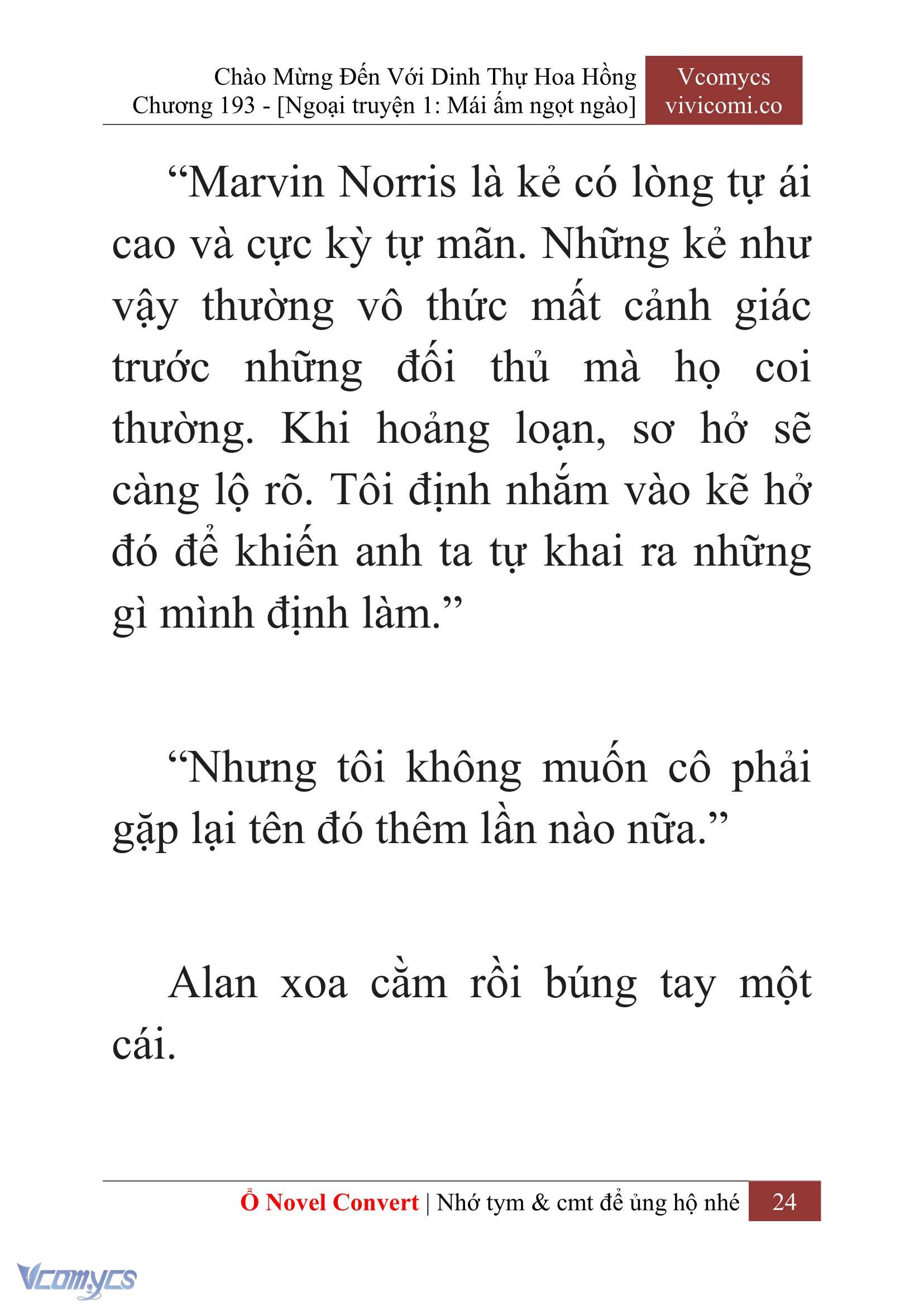 [Novel] Chào Mừng Đến Với Dinh Thự Hoa Hồng Chap 193 - Trang 2