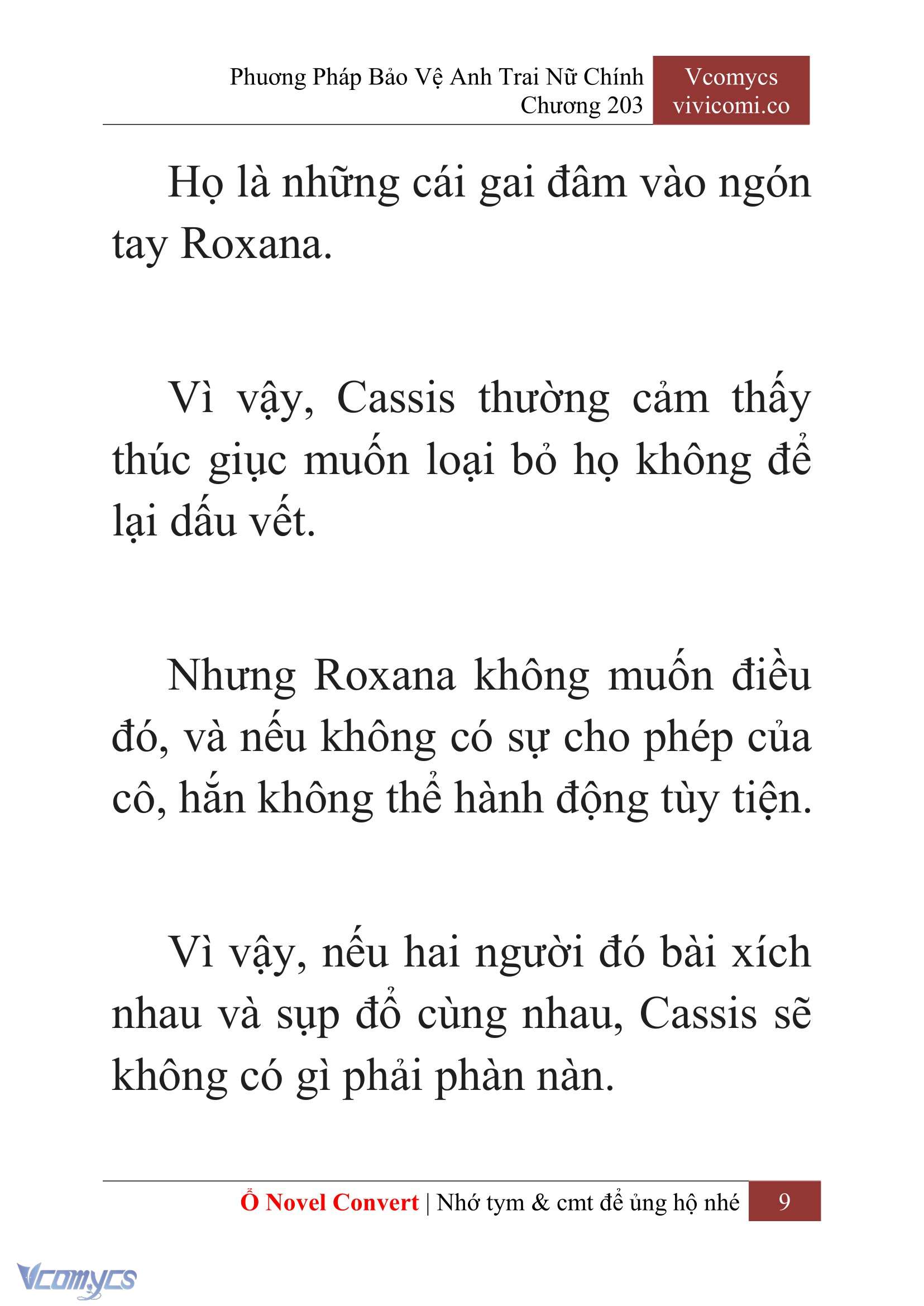 [Novel] Phương Pháp Bảo Vệ Anh Trai Nữ Chính Chap 203 - Trang 2