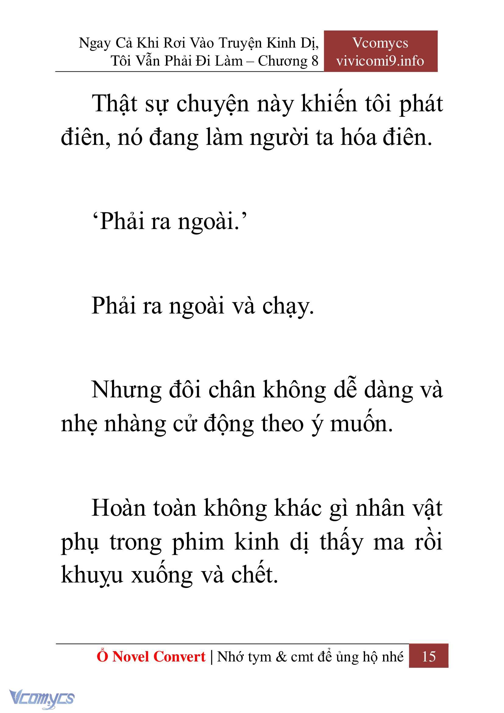 [Novel] Ngay Cả Khi Rơi Vào Truyện Kinh Dị, Tôi Vẫn Phải Đi Làm Chap 8 - Trang 2