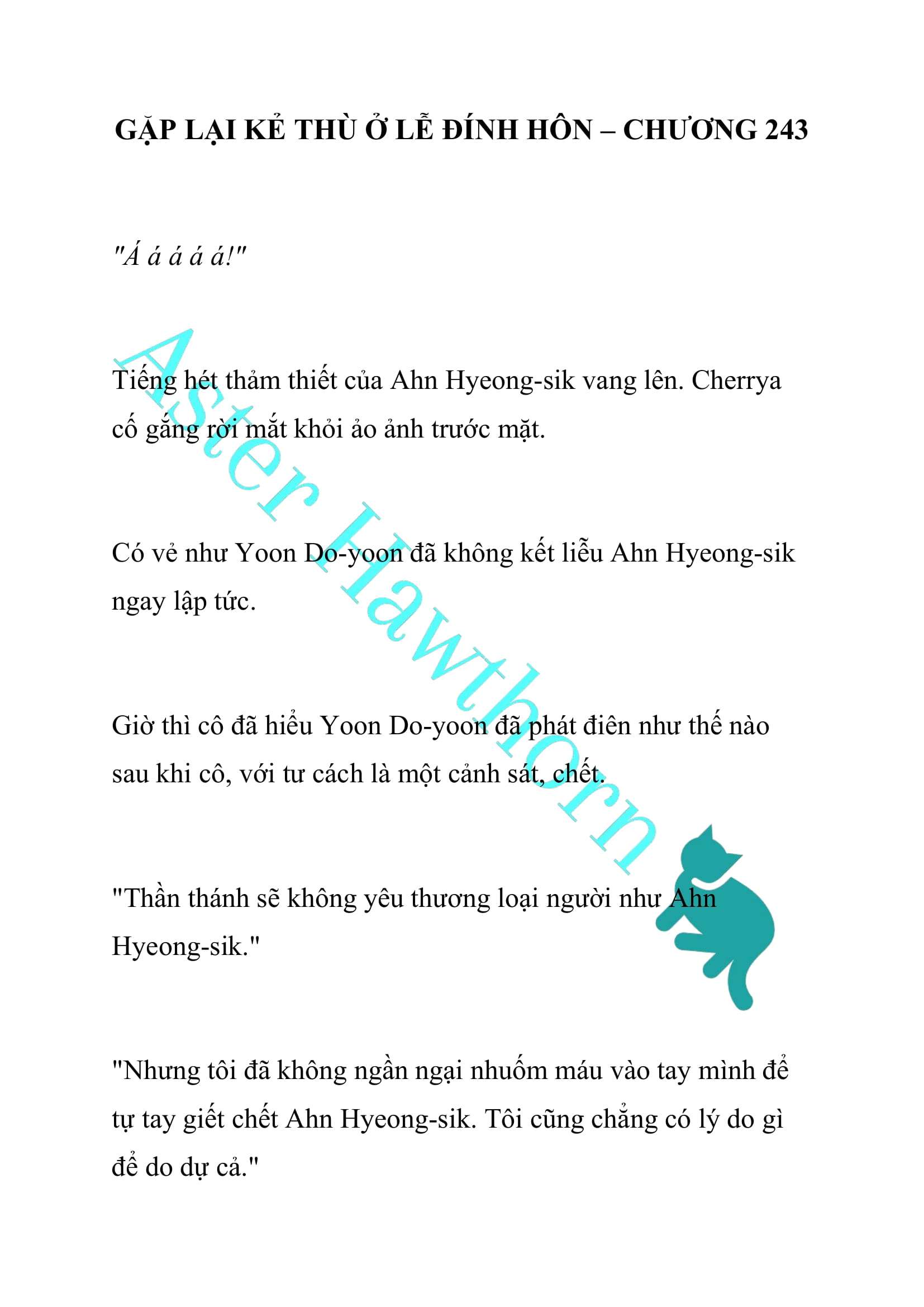 [NOVEL] Gặp Lại Kẻ Thù Ở Lễ Đính Hôn Chap 243 - Trang 2