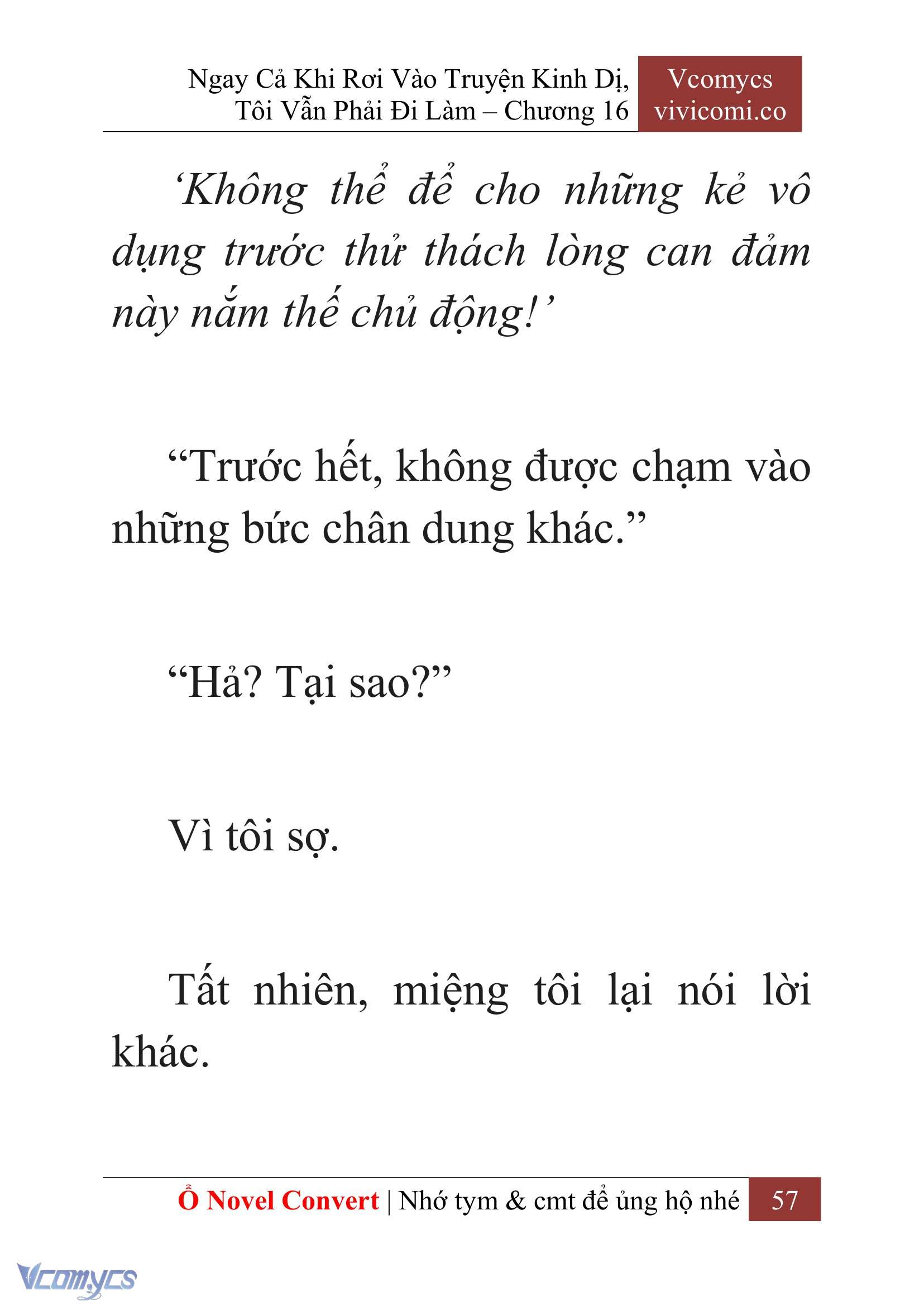 [Novel] Ngay Cả Khi Rơi Vào Truyện Kinh Dị, Tôi Vẫn Phải Đi Làm Chap 16 - Trang 2