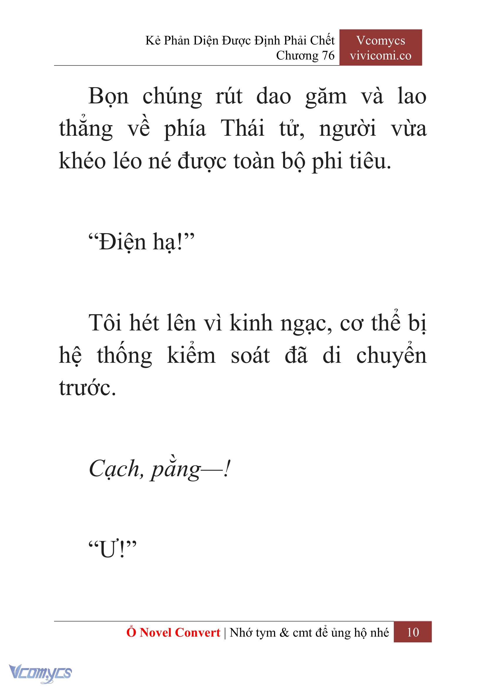 [Novel] Kẻ Phản Diện Được Định Phải Chết Chap 76 - Next Chap 77