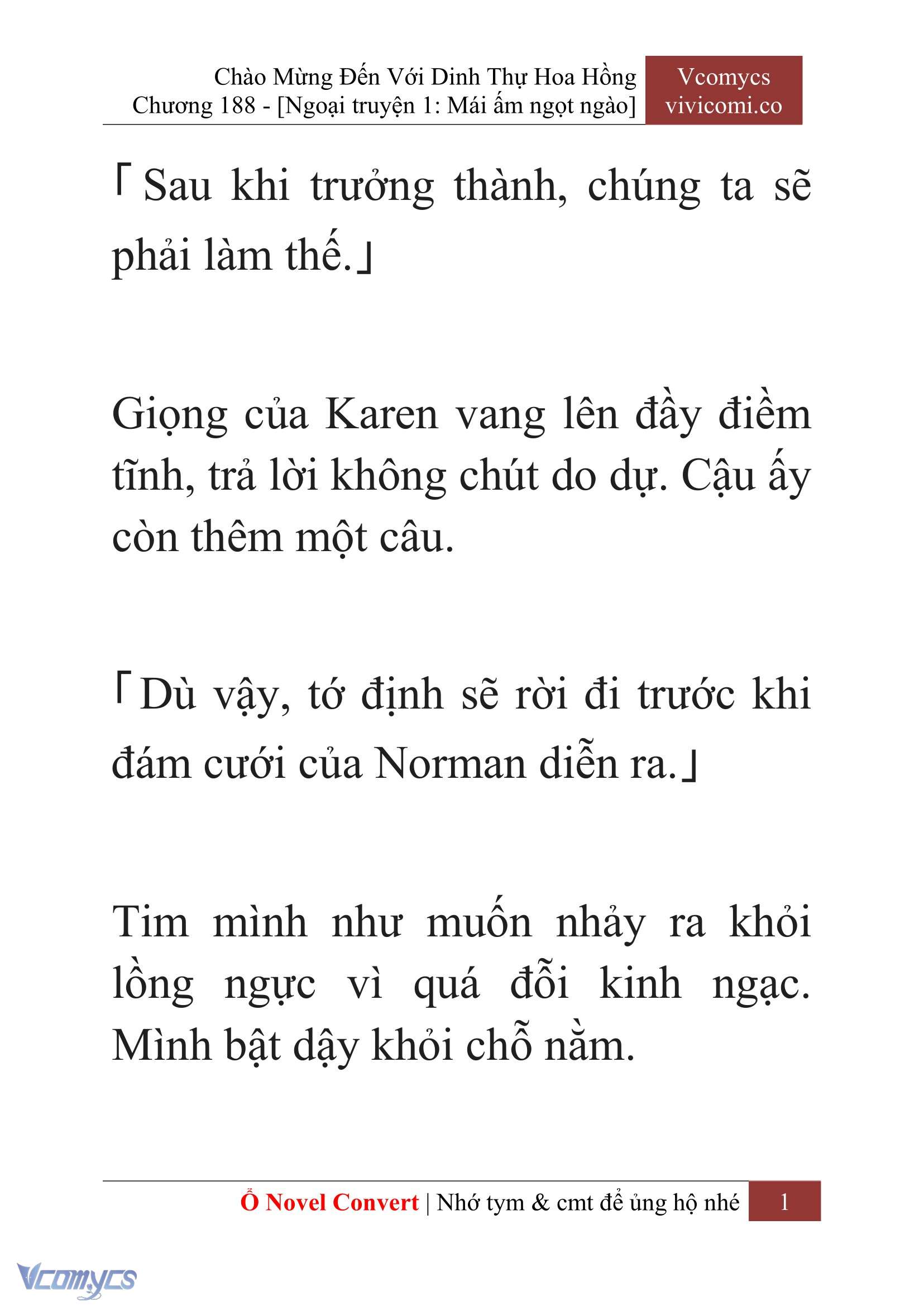 [Novel] Chào Mừng Đến Với Dinh Thự Hoa Hồng Chap 188 - Trang 2