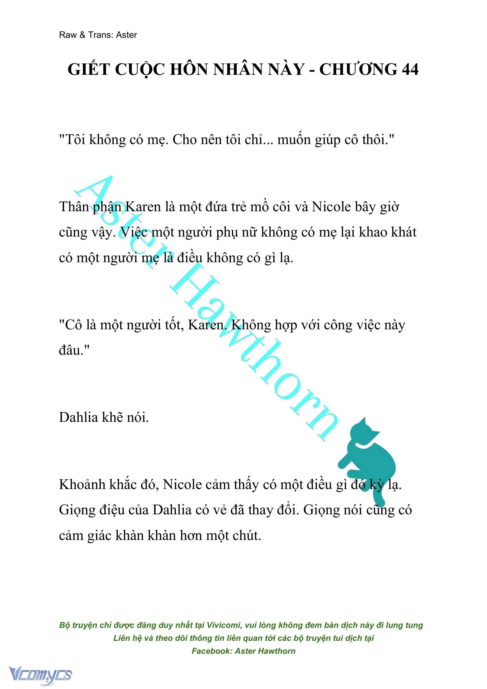 [NOVEL] Giết Cuộc Hôn Nhân Này Chap 44 - Trang 2