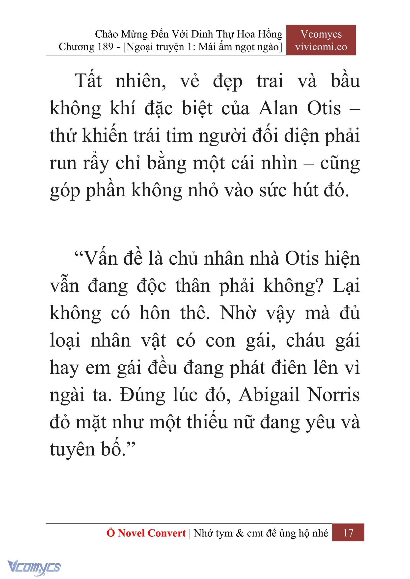 [Novel] Chào Mừng Đến Với Dinh Thự Hoa Hồng Chap 189 - Trang 2