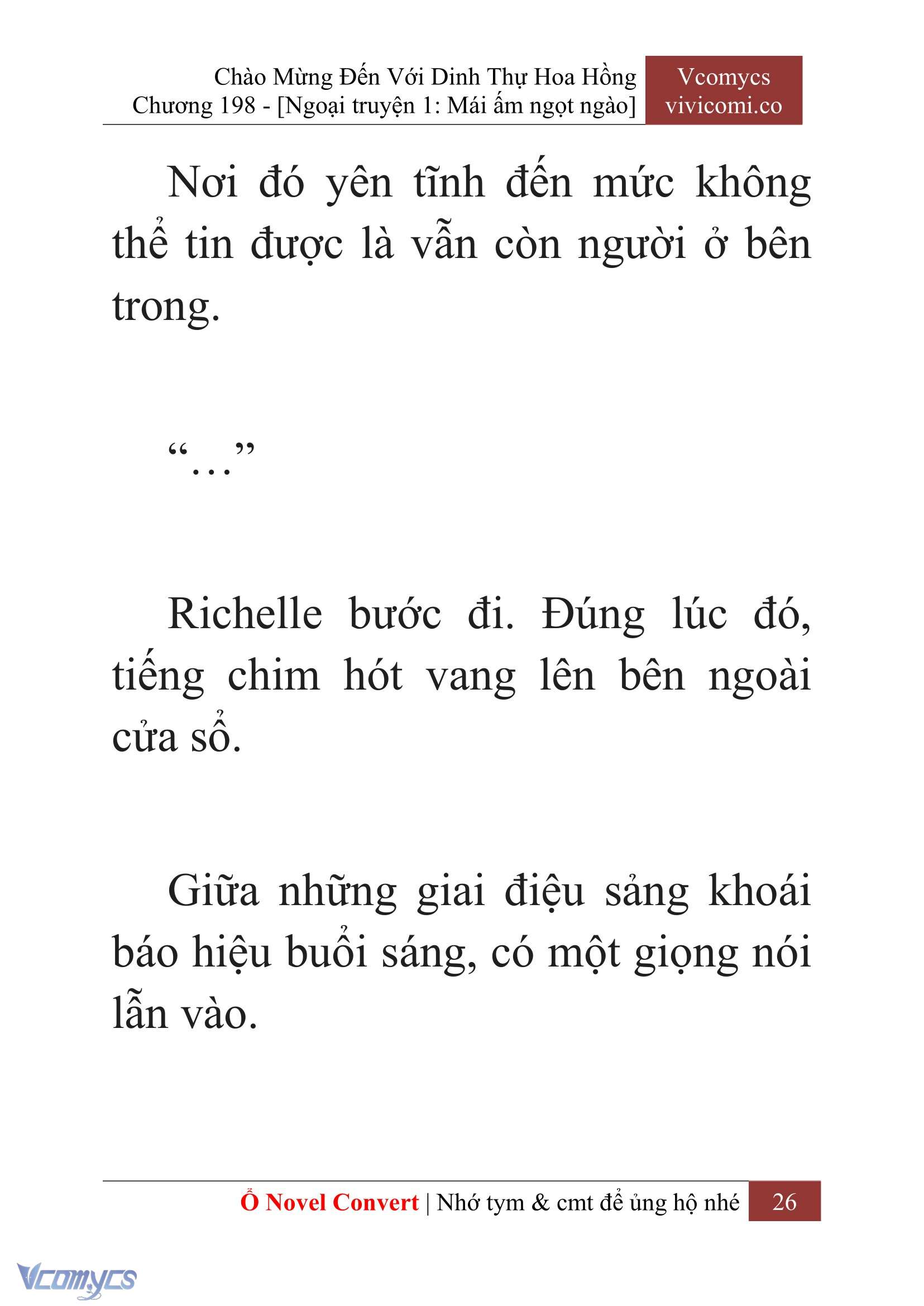 [Novel] Chào Mừng Đến Với Dinh Thự Hoa Hồng Chap 198 - Trang 2
