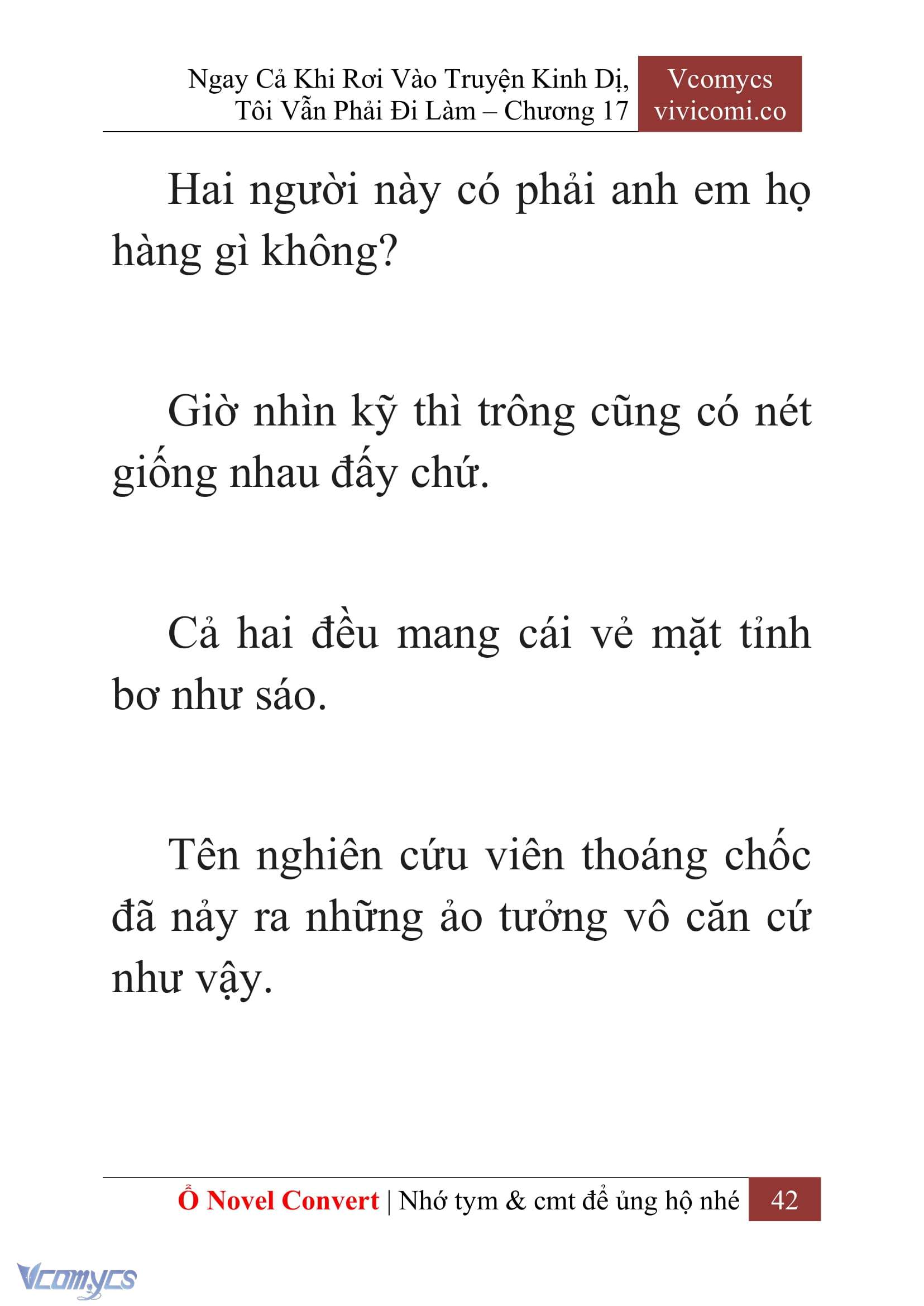 [Novel] Ngay Cả Khi Rơi Vào Truyện Kinh Dị, Tôi Vẫn Phải Đi Làm Chap 17 - Trang 2