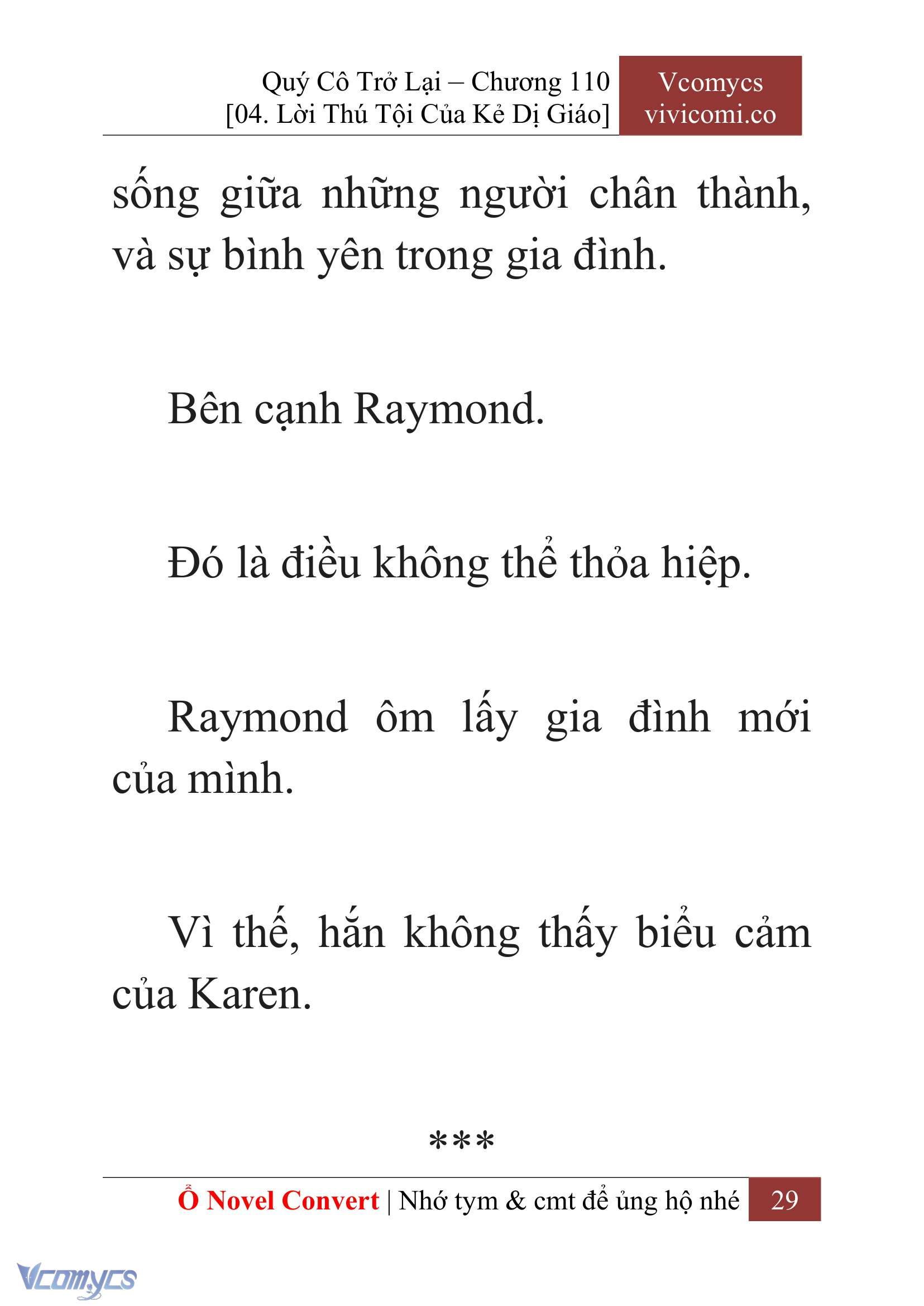 [Novel] Quý Cô Trở Lại Chap 110 - Trang 2