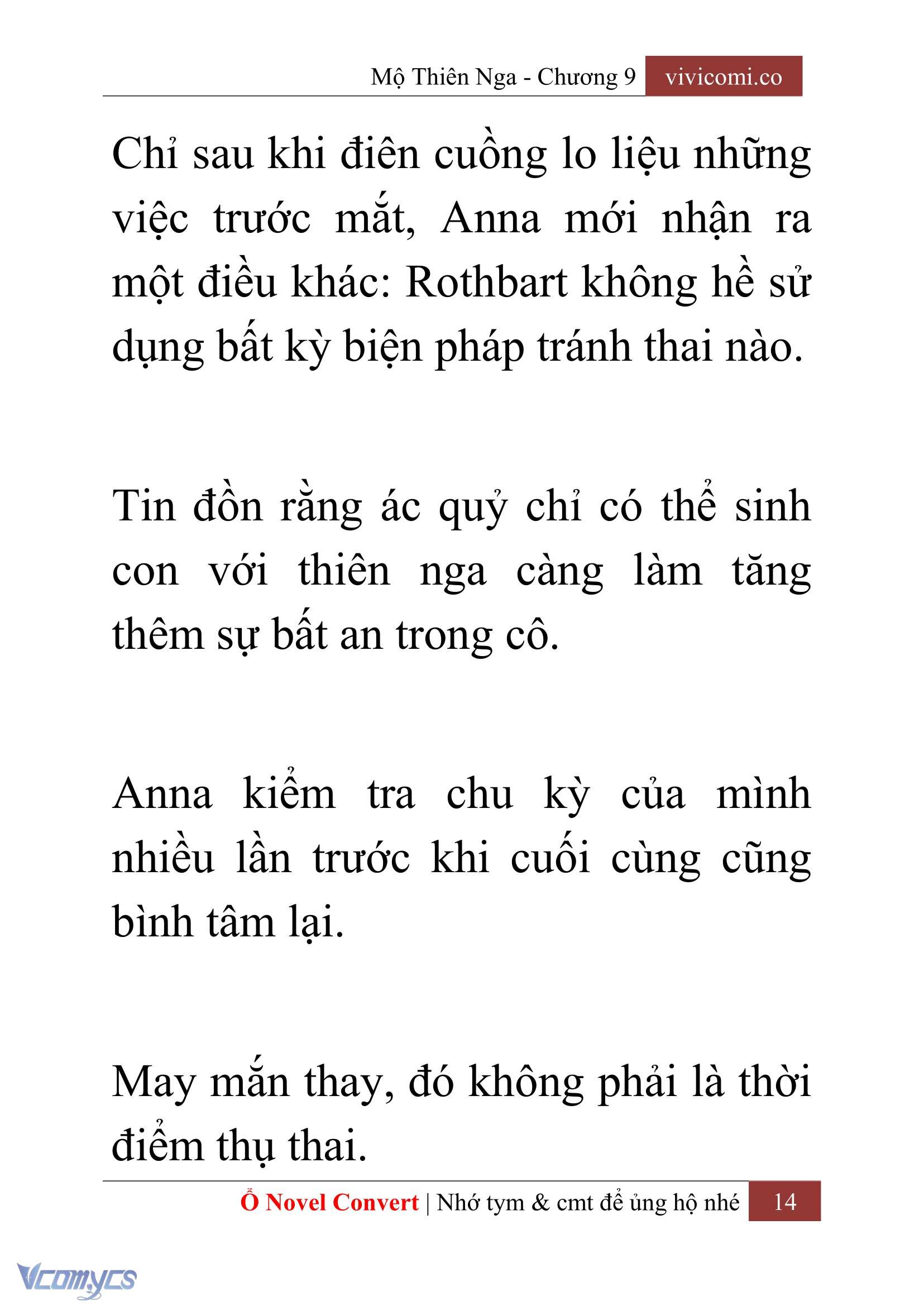 [Novel] Mộ Thiên Nga Chap 9 - Next Chap 10