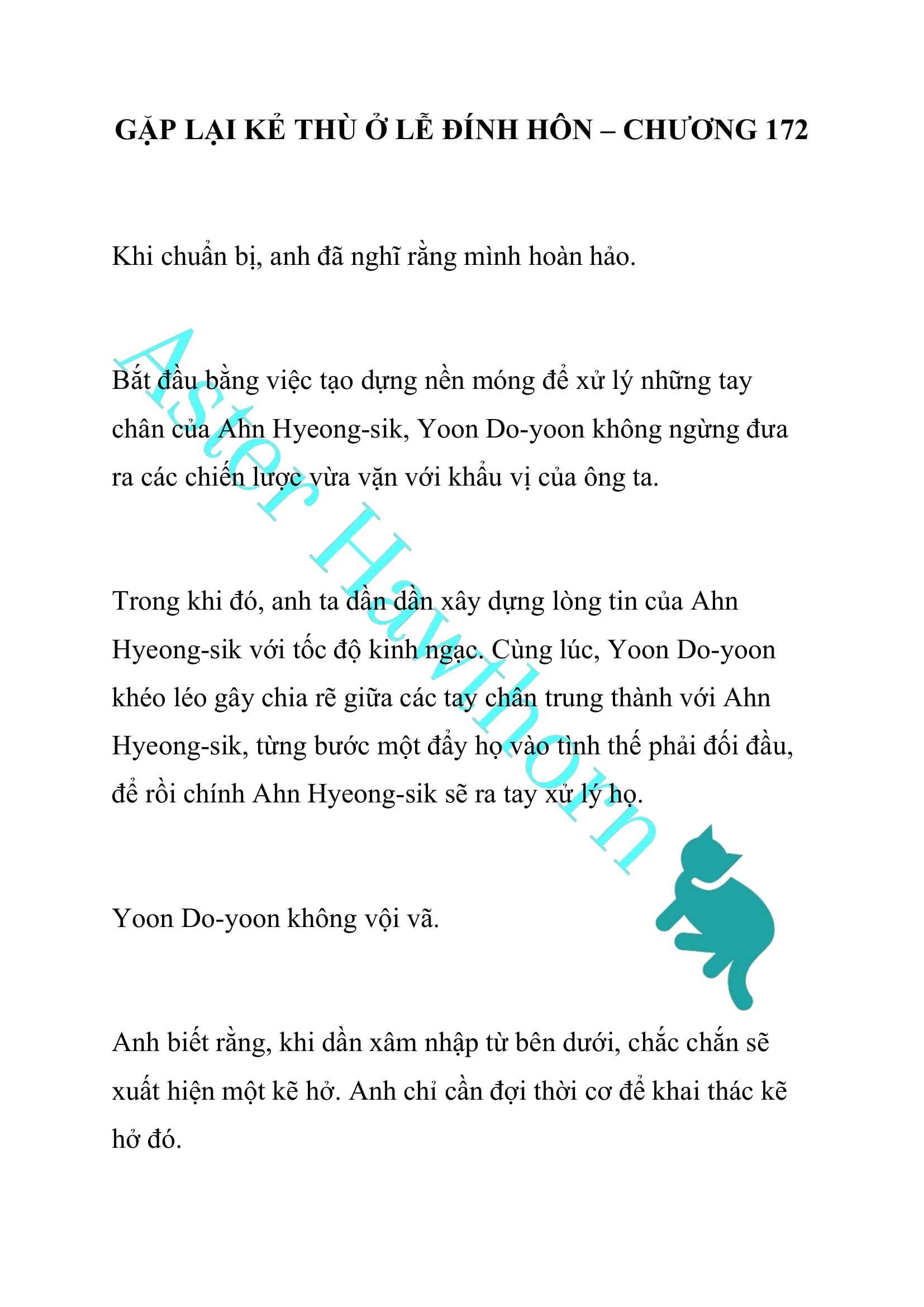 [NOVEL] Gặp Lại Kẻ Thù Ở Lễ Đính Hôn Chap 172 - Trang 2