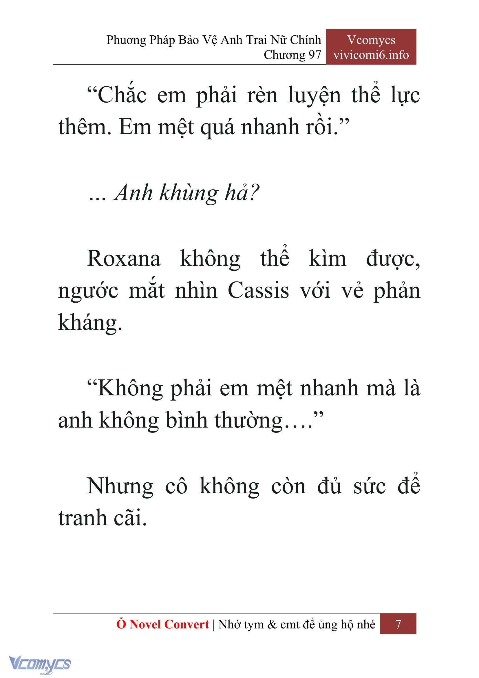 [Novel] Phương Pháp Bảo Vệ Anh Trai Nữ Chính Chap 97 - Trang 2