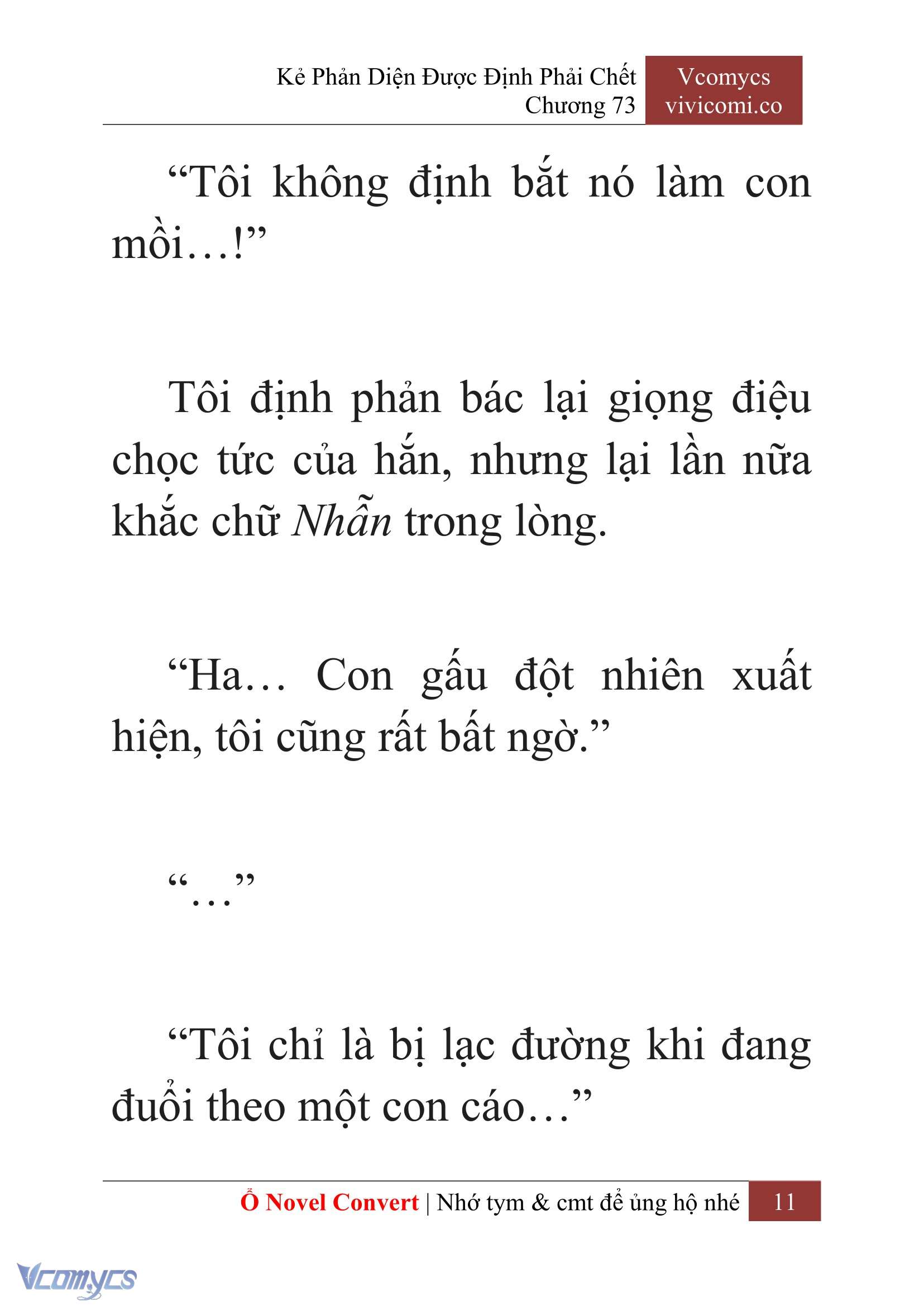 [Novel] Kẻ Phản Diện Được Định Phải Chết Chap 73 - Next Chap 74