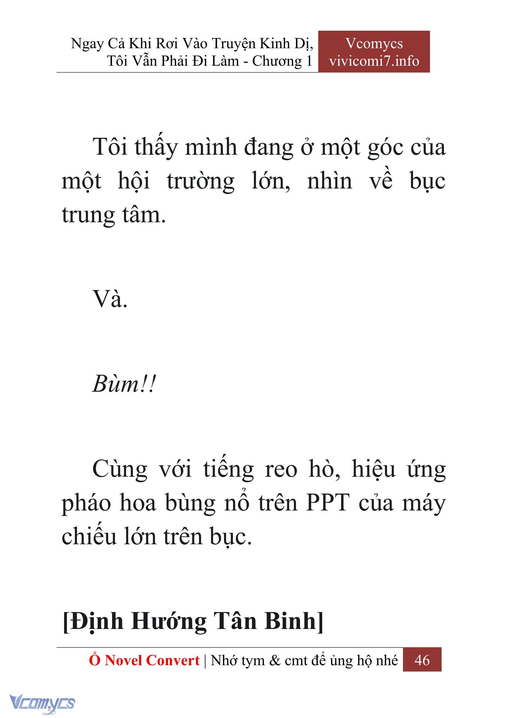 [Novel] Ngay Cả Khi Rơi Vào Truyện Kinh Dị, Tôi Vẫn Phải Đi Làm Chap 1 - Trang 2