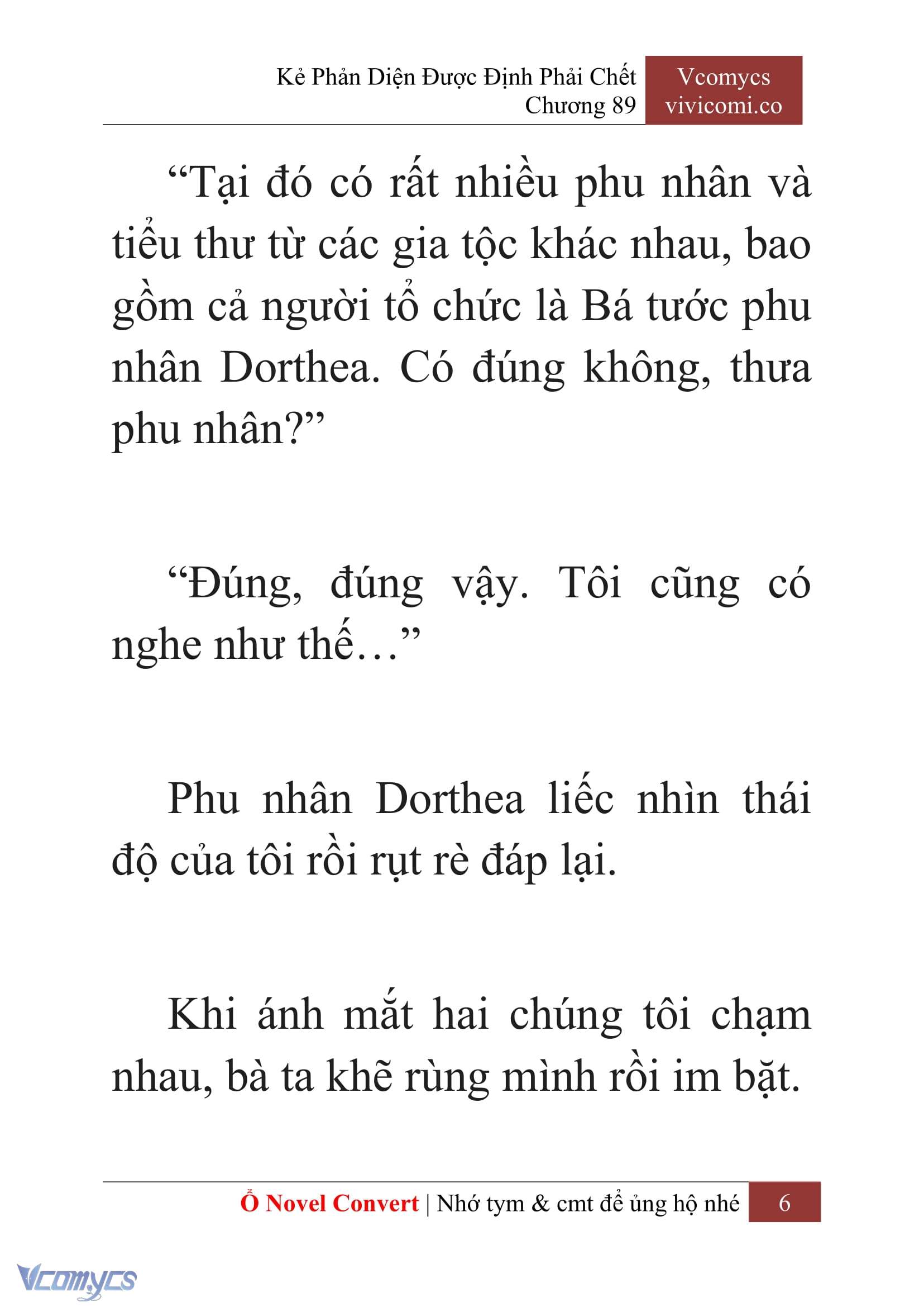 [Novel] Kẻ Phản Diện Được Định Phải Chết Chap 89 - Trang 2