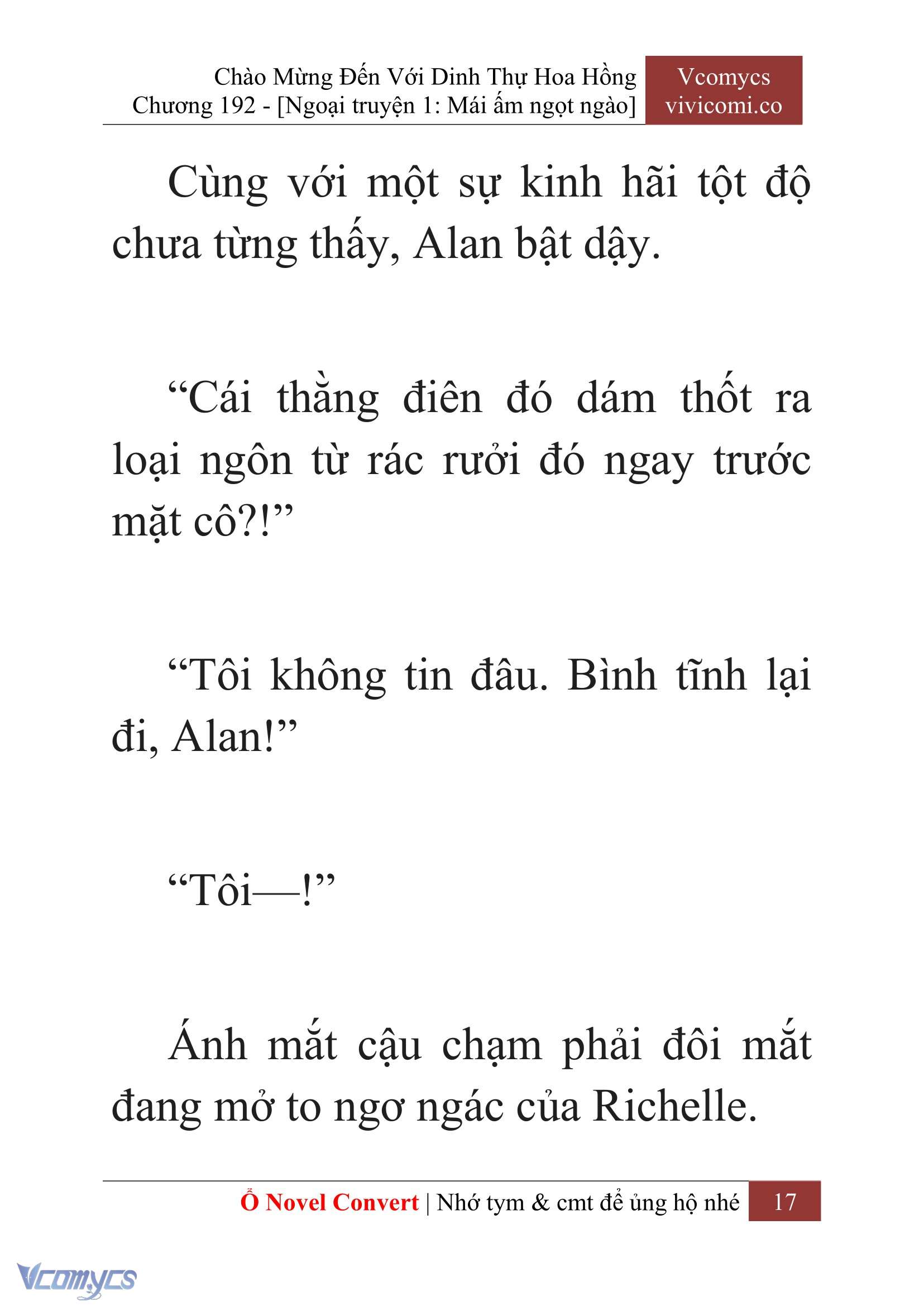[Novel] Chào Mừng Đến Với Dinh Thự Hoa Hồng Chap 192 - Trang 2