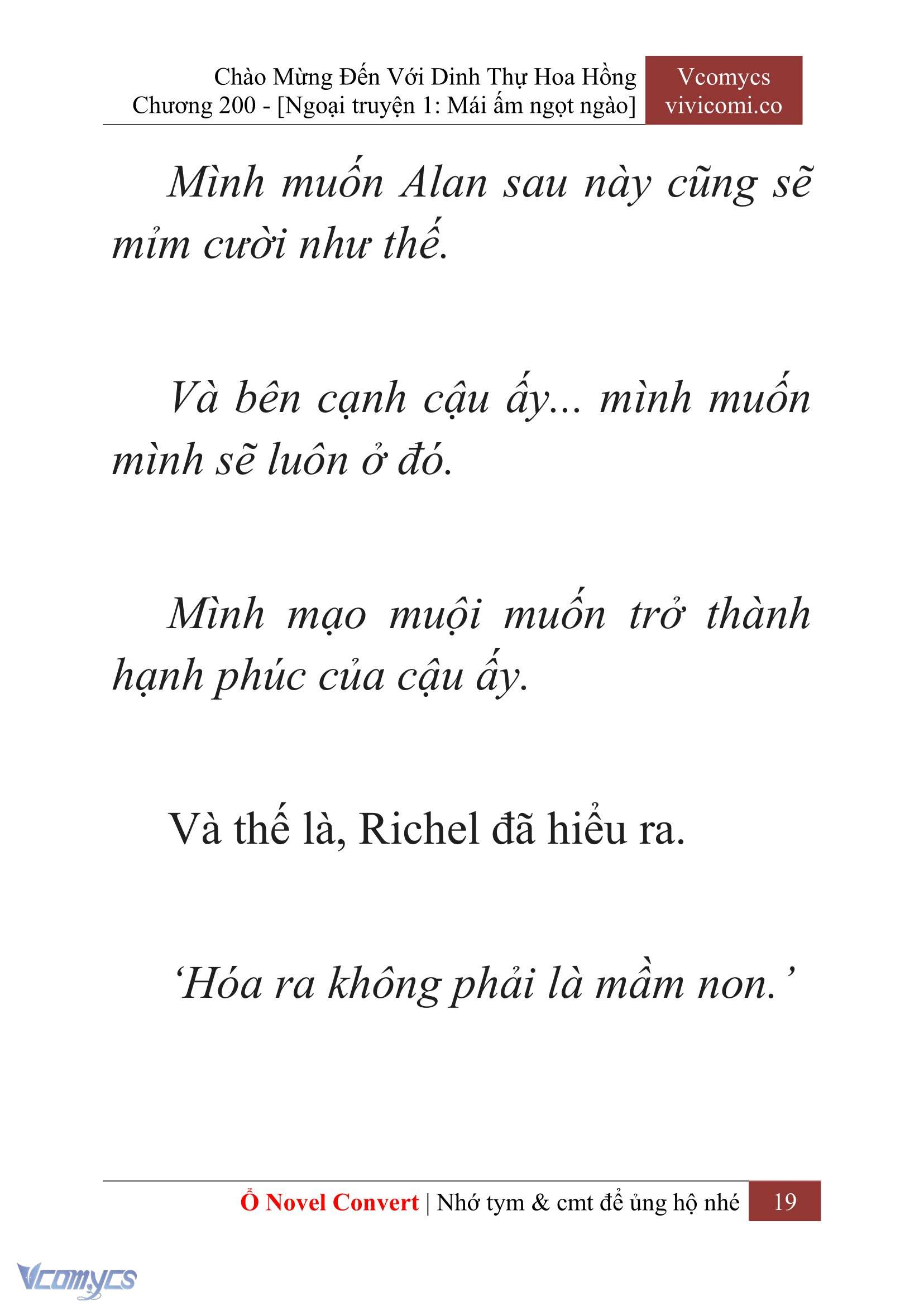 [Novel] Chào Mừng Đến Với Dinh Thự Hoa Hồng Chap 200 - Trang 2