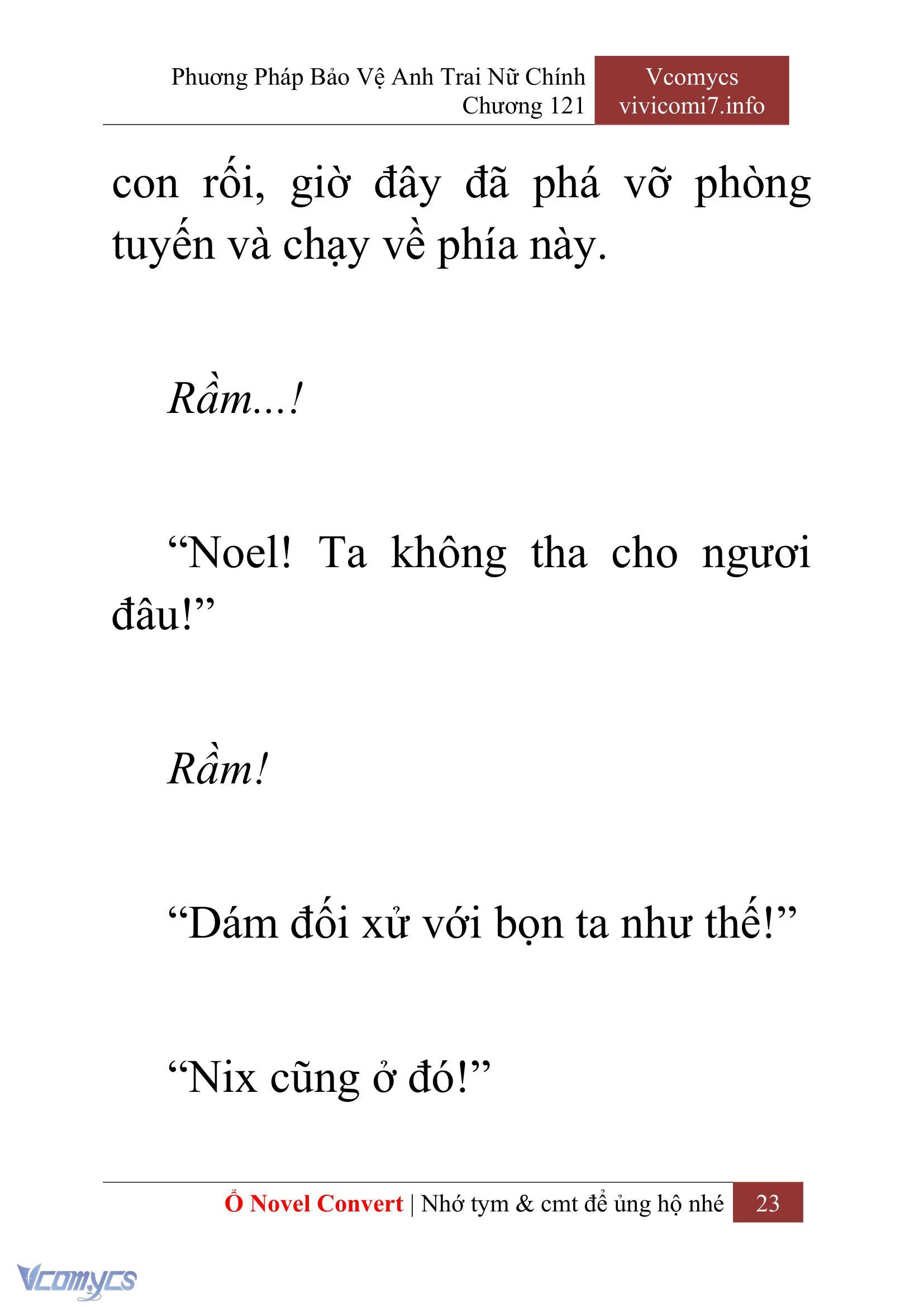 [Novel] Phương Pháp Bảo Vệ Anh Trai Nữ Chính Chap 121 - Trang 2