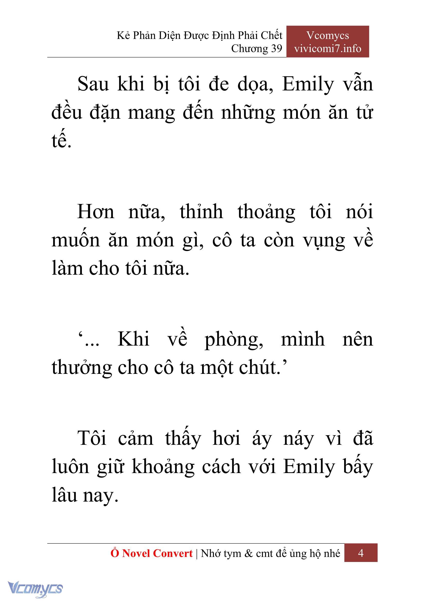 [Novel] Kẻ Phản Diện Được Định Phải Chết Chap 39 - Trang 2