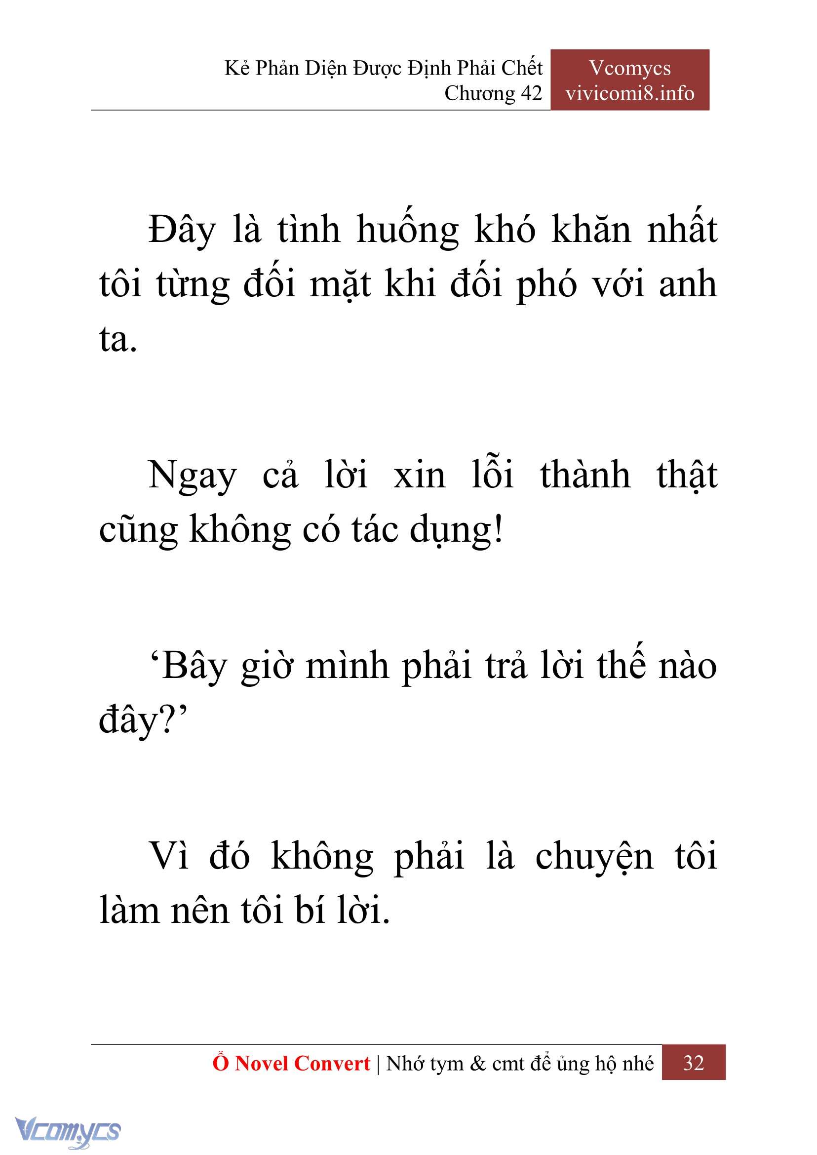[Novel] Kẻ Phản Diện Được Định Phải Chết Chap 42 - Trang 2