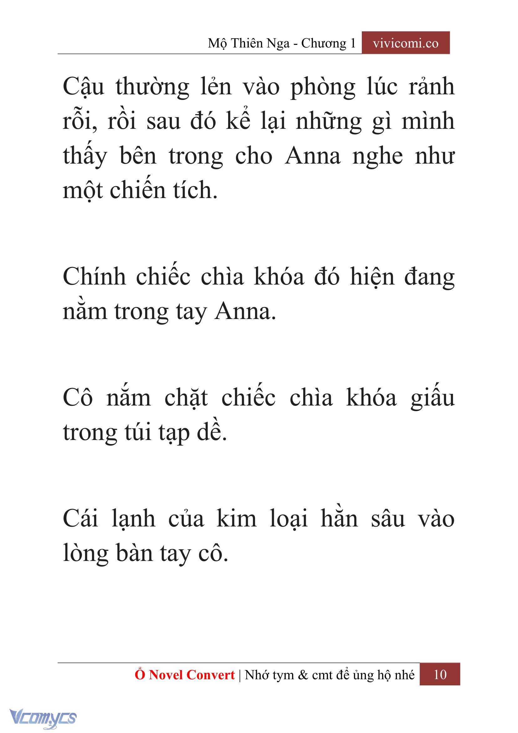 [Novel] Mộ Thiên Nga Chap 1 - Trang 2