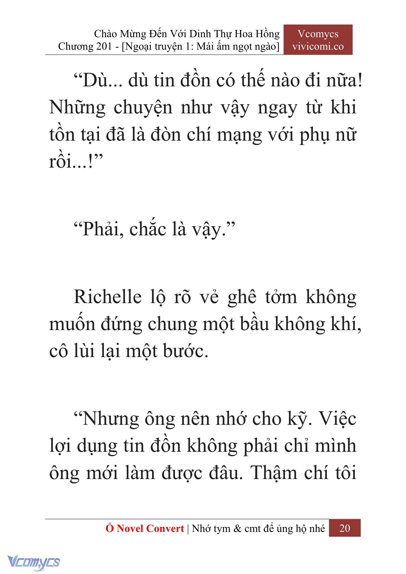 [Novel] Chào Mừng Đến Với Dinh Thự Hoa Hồng Chap 201 - Trang 2