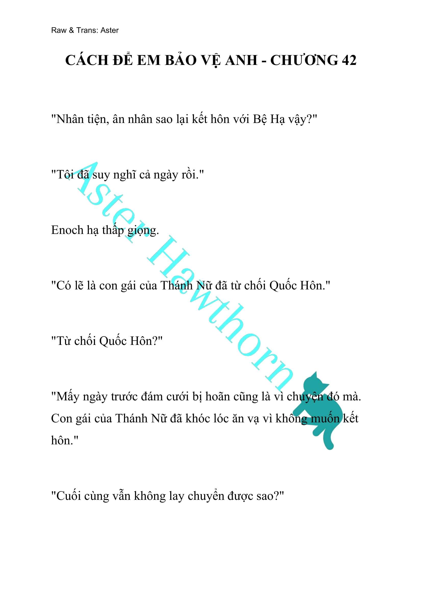 [NOVEL] Cách Để Em Bảo Vệ Anh Chap 42 - Trang 2