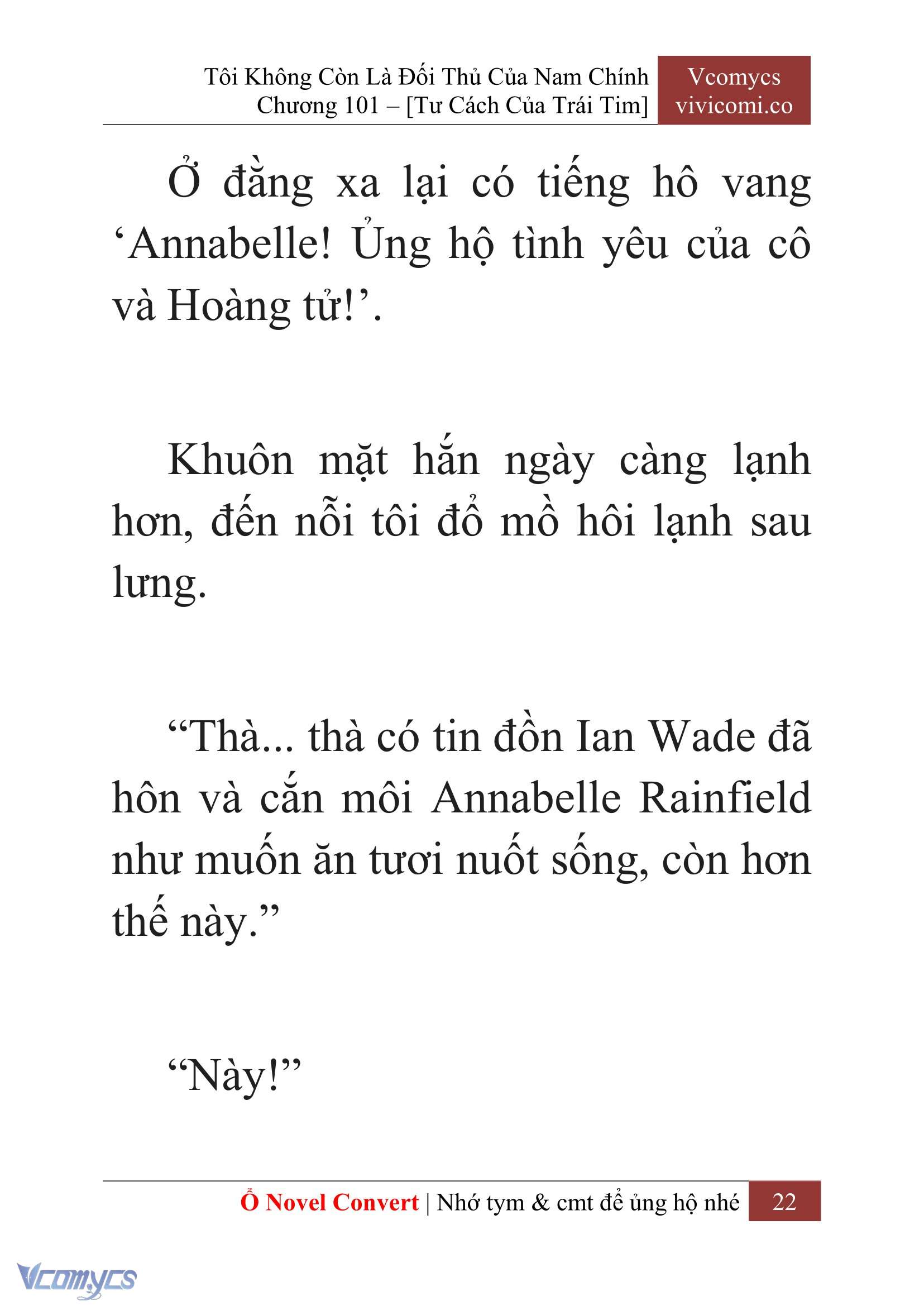 [Novel] Tôi Không Còn Là Đối Thủ Của Nam Chính Chap 101 - Trang 2