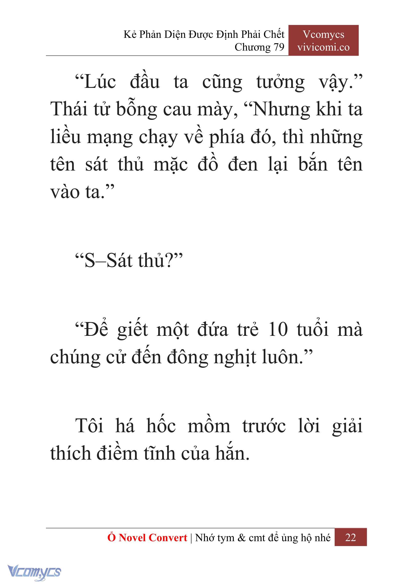 [Novel] Kẻ Phản Diện Được Định Phải Chết Chap 79 - Next Chap 80