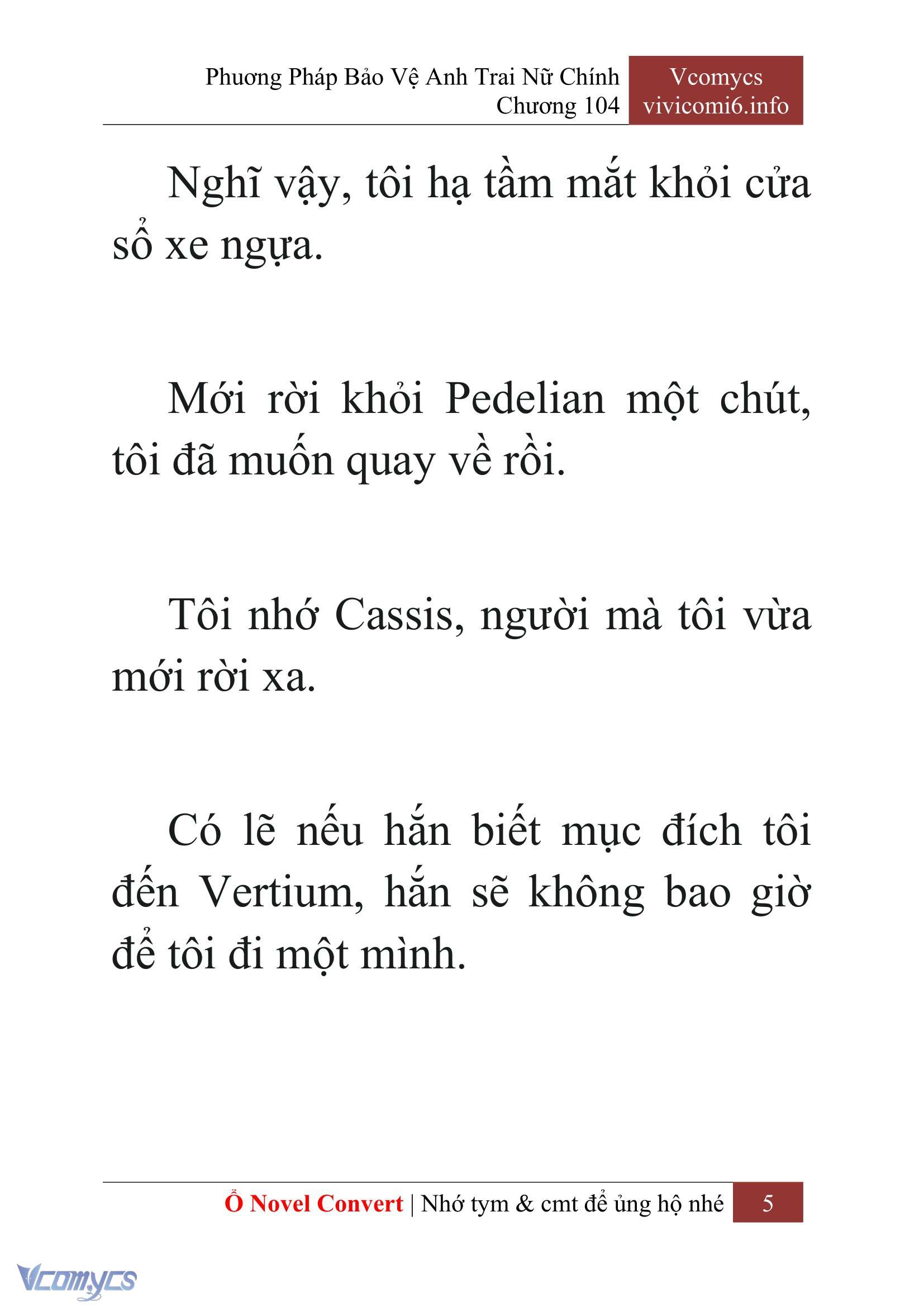 [Novel] Phương Pháp Bảo Vệ Anh Trai Nữ Chính Chap 104 - Trang 2